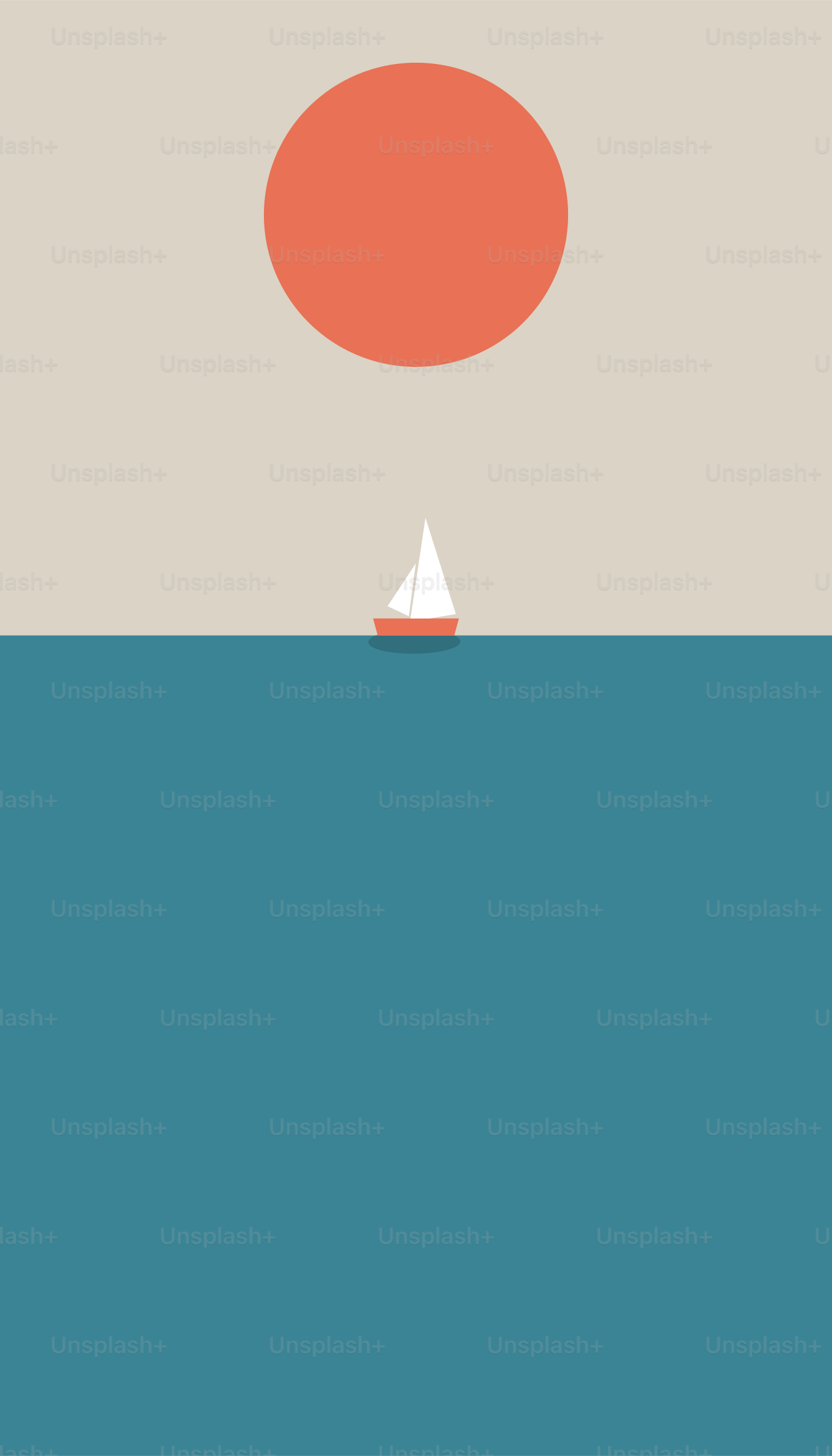 Una foto de un barco en el océano