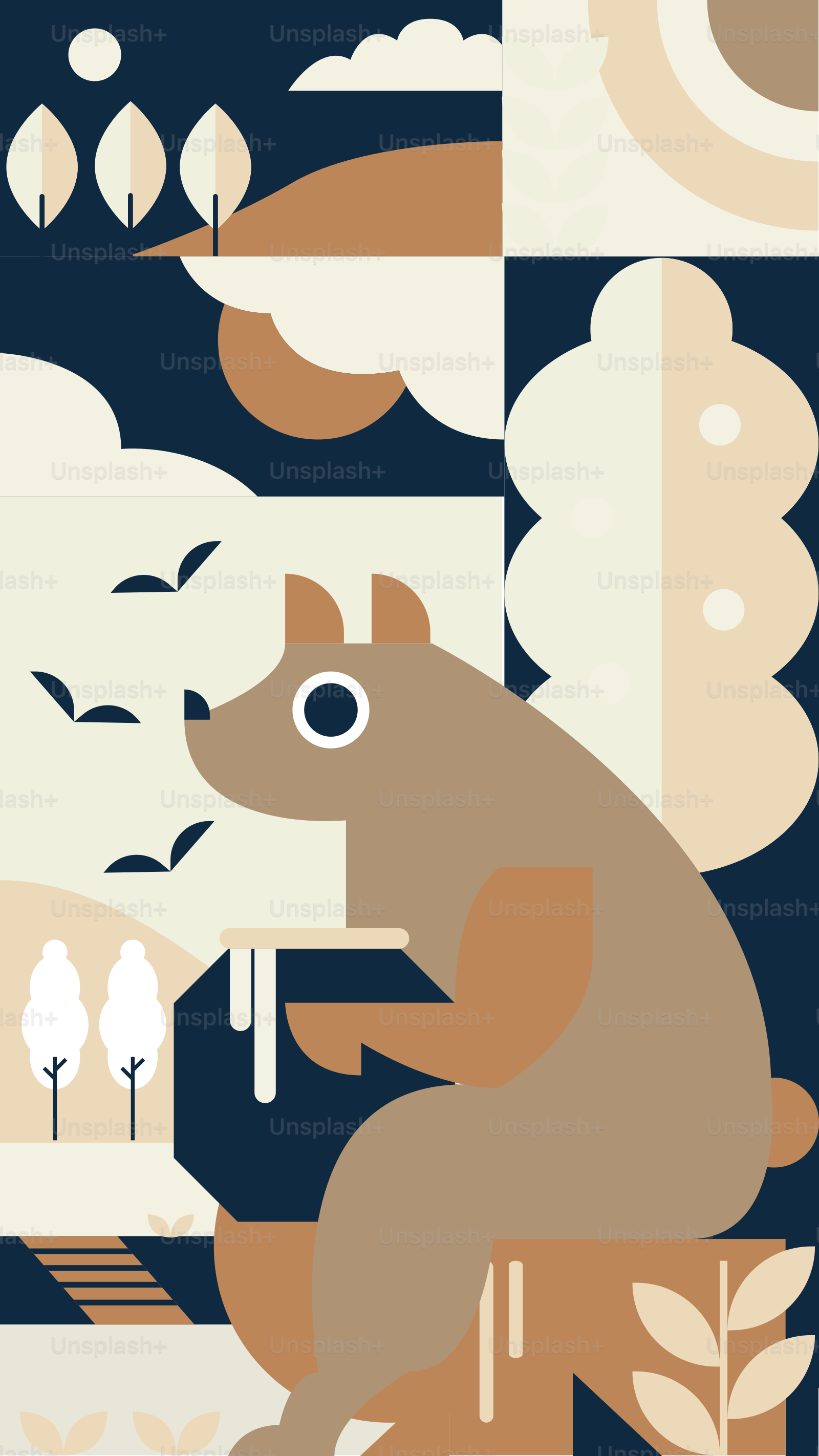 Una foto de una ardilla sentada en un banco