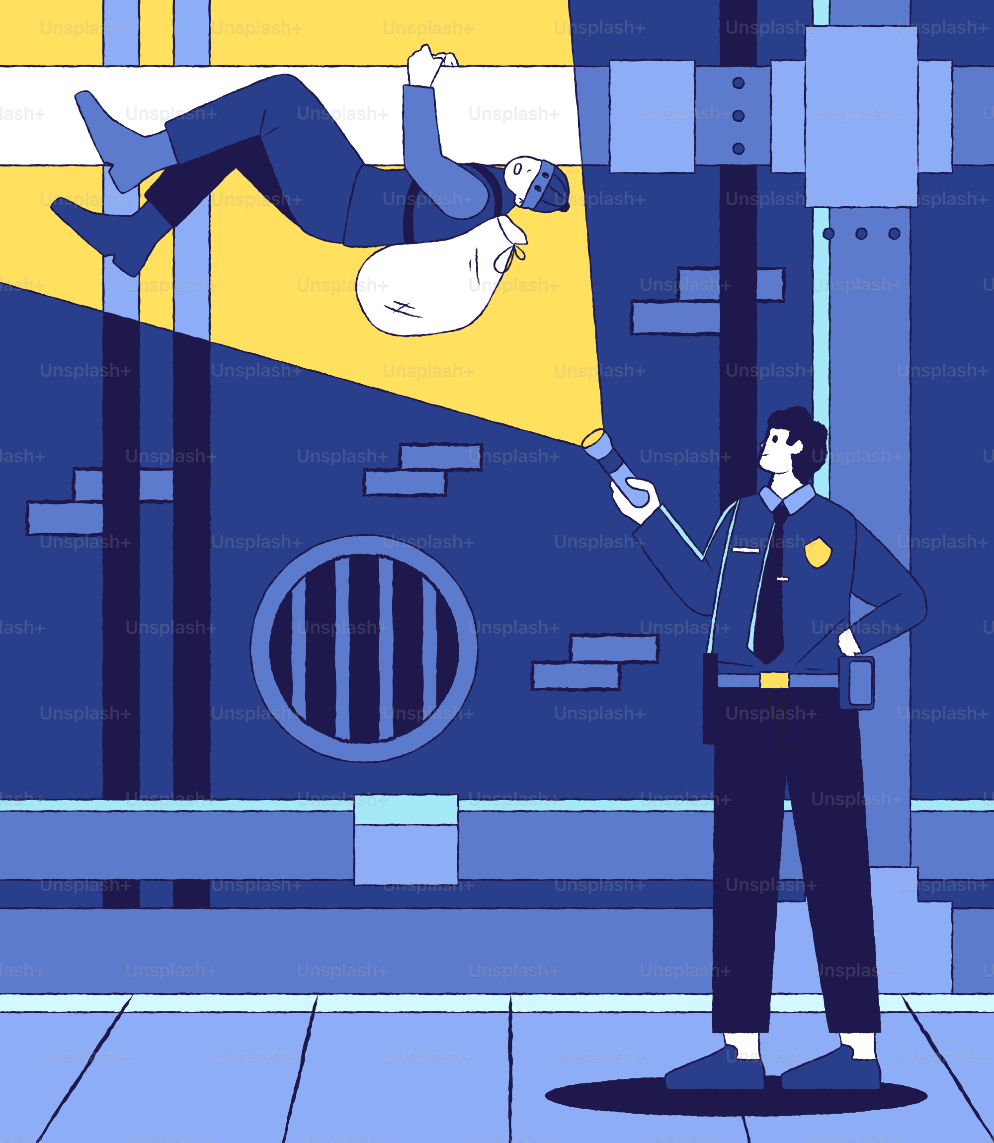 Un homme volant dans les airs alors qu’il se tient sur une scène