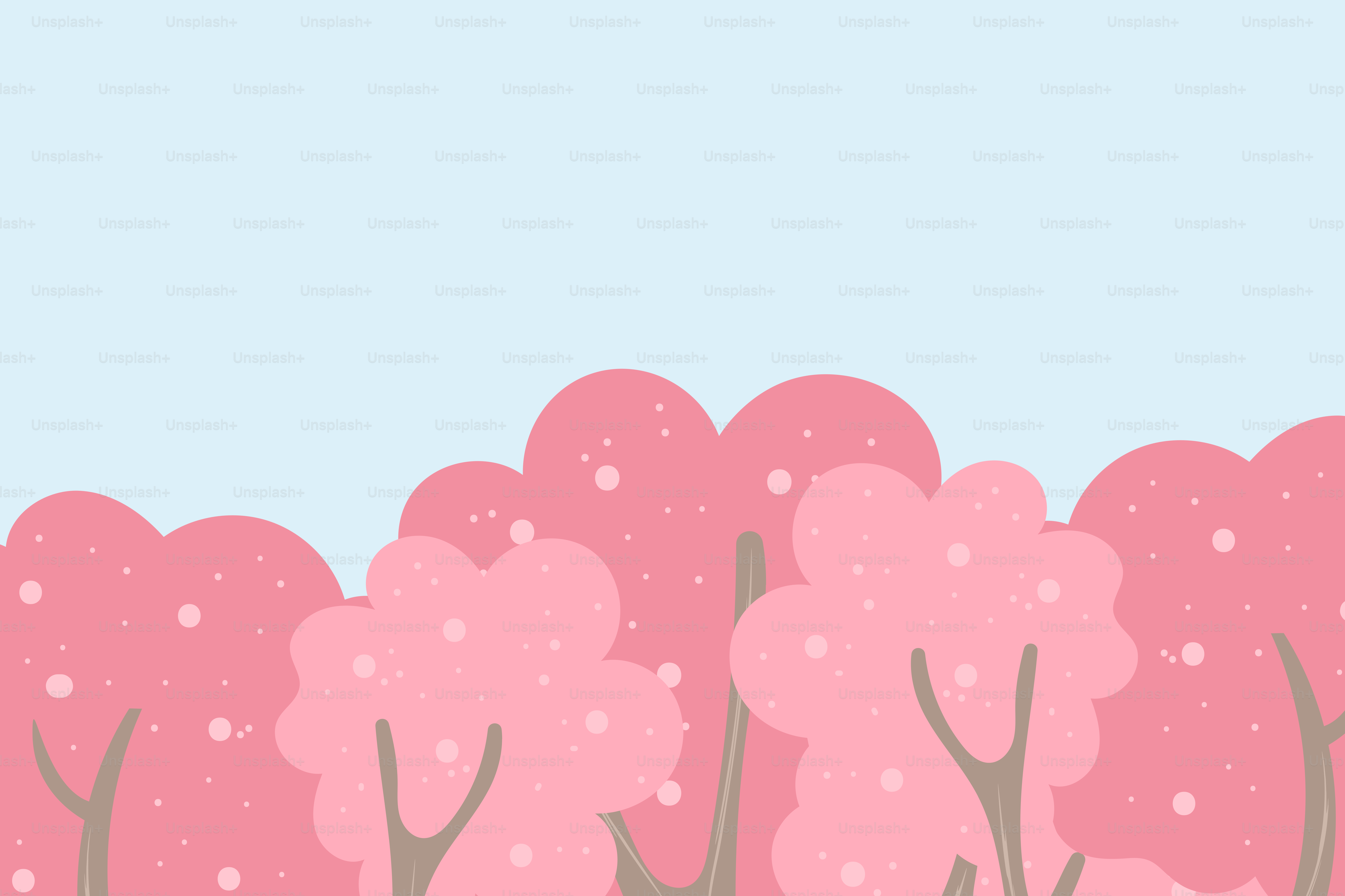 Um grupo de árvores cobertas de neve