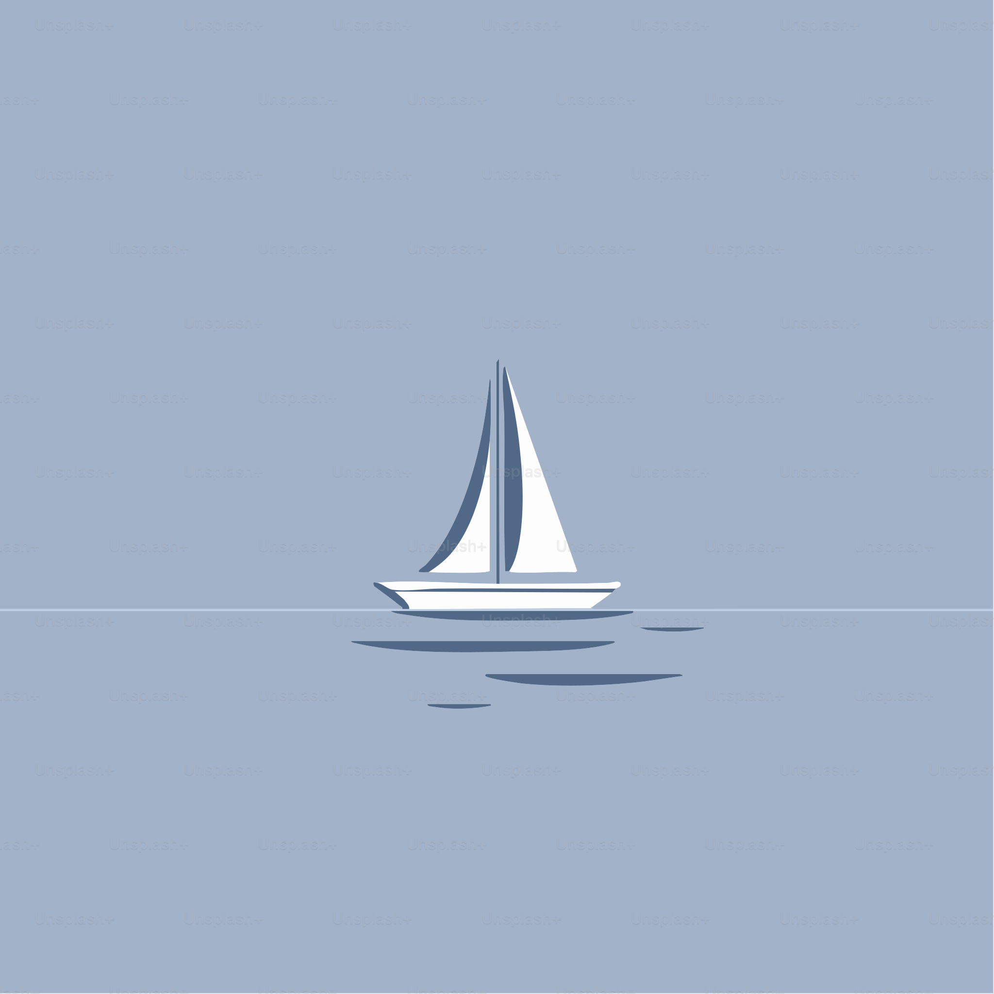 Un velero flotando en el océano en un día nublado