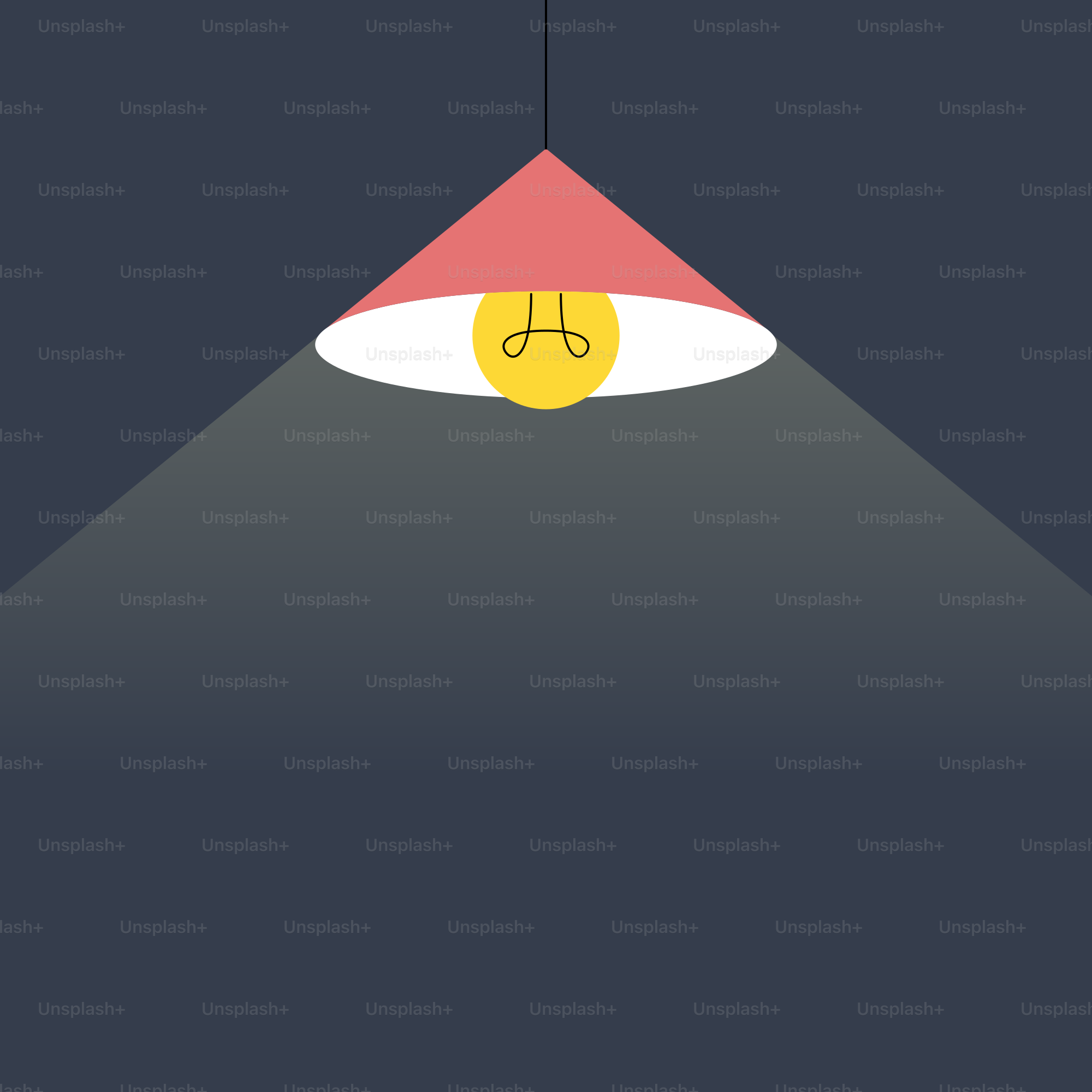 Una imagen de una luz colgando del techo