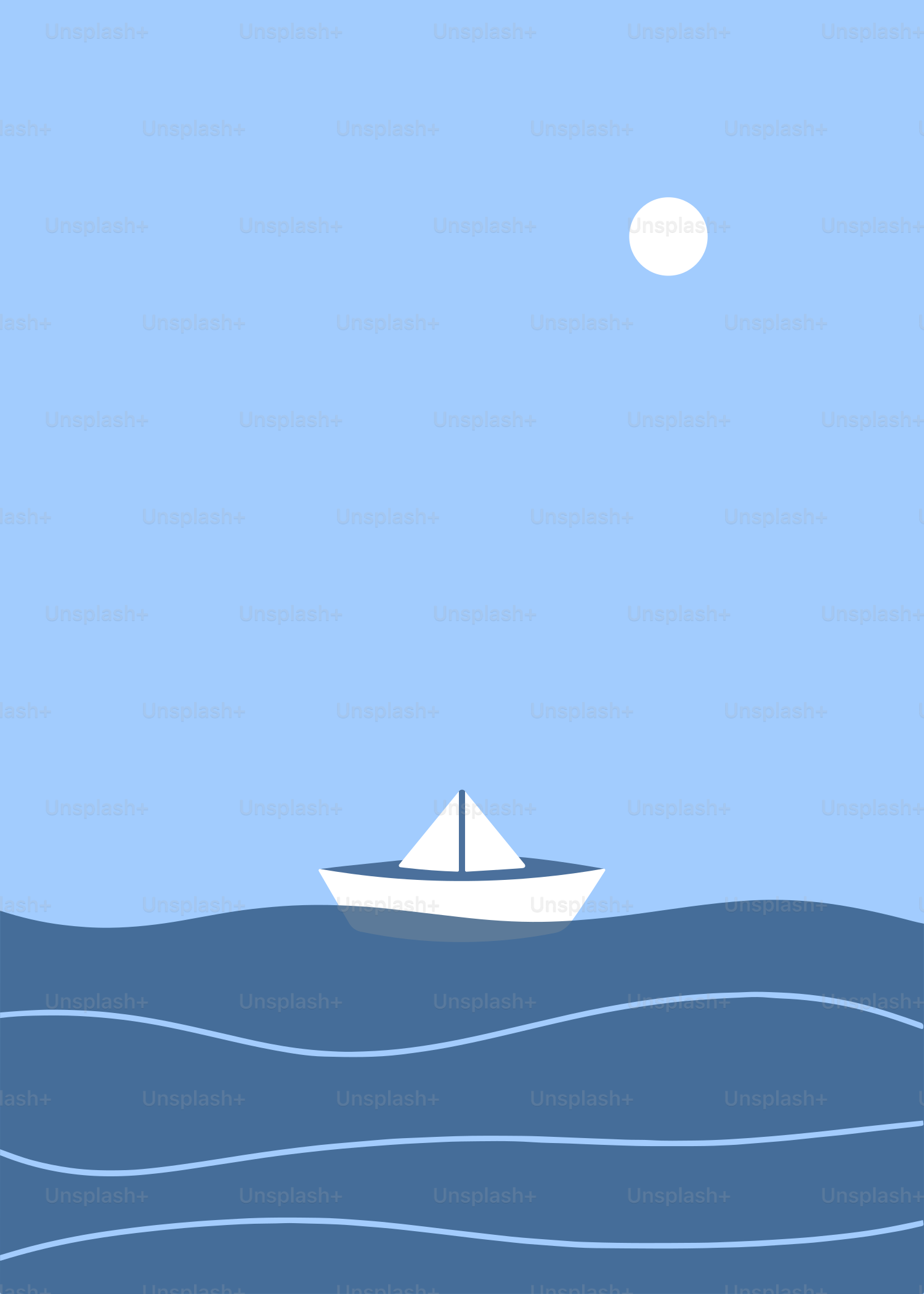 A white boat floating on top of a body of water