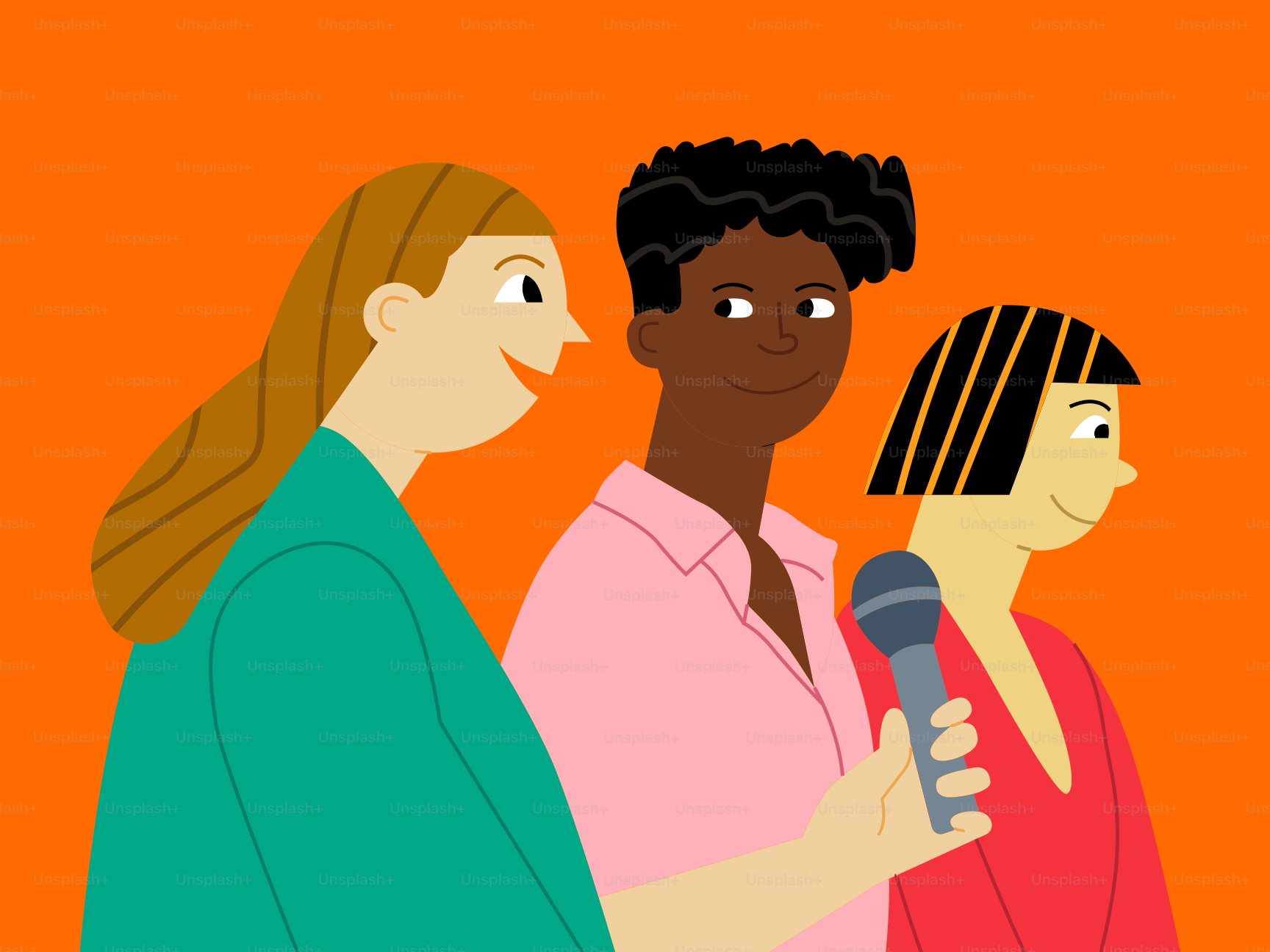 A group of people standing next to each other