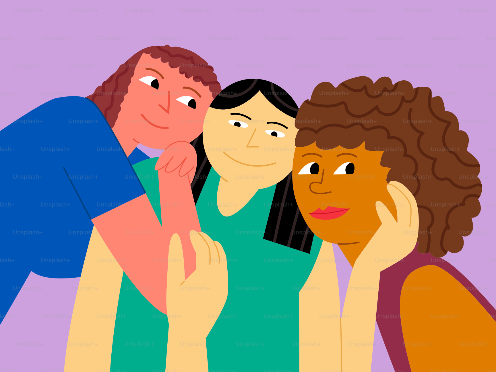 Un grupo de personas de pie una al lado de la otra