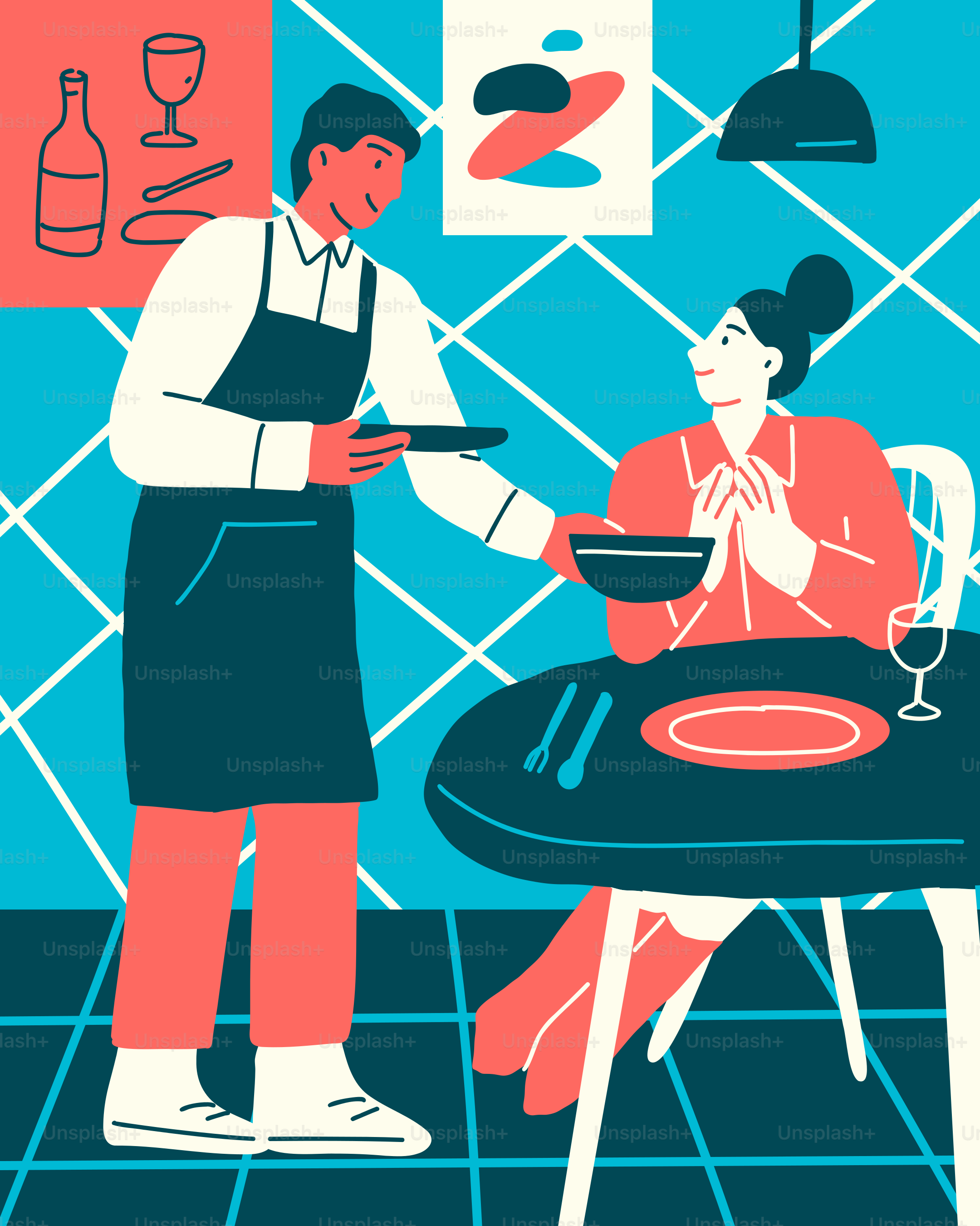 A man and a woman cooking in a kitchen