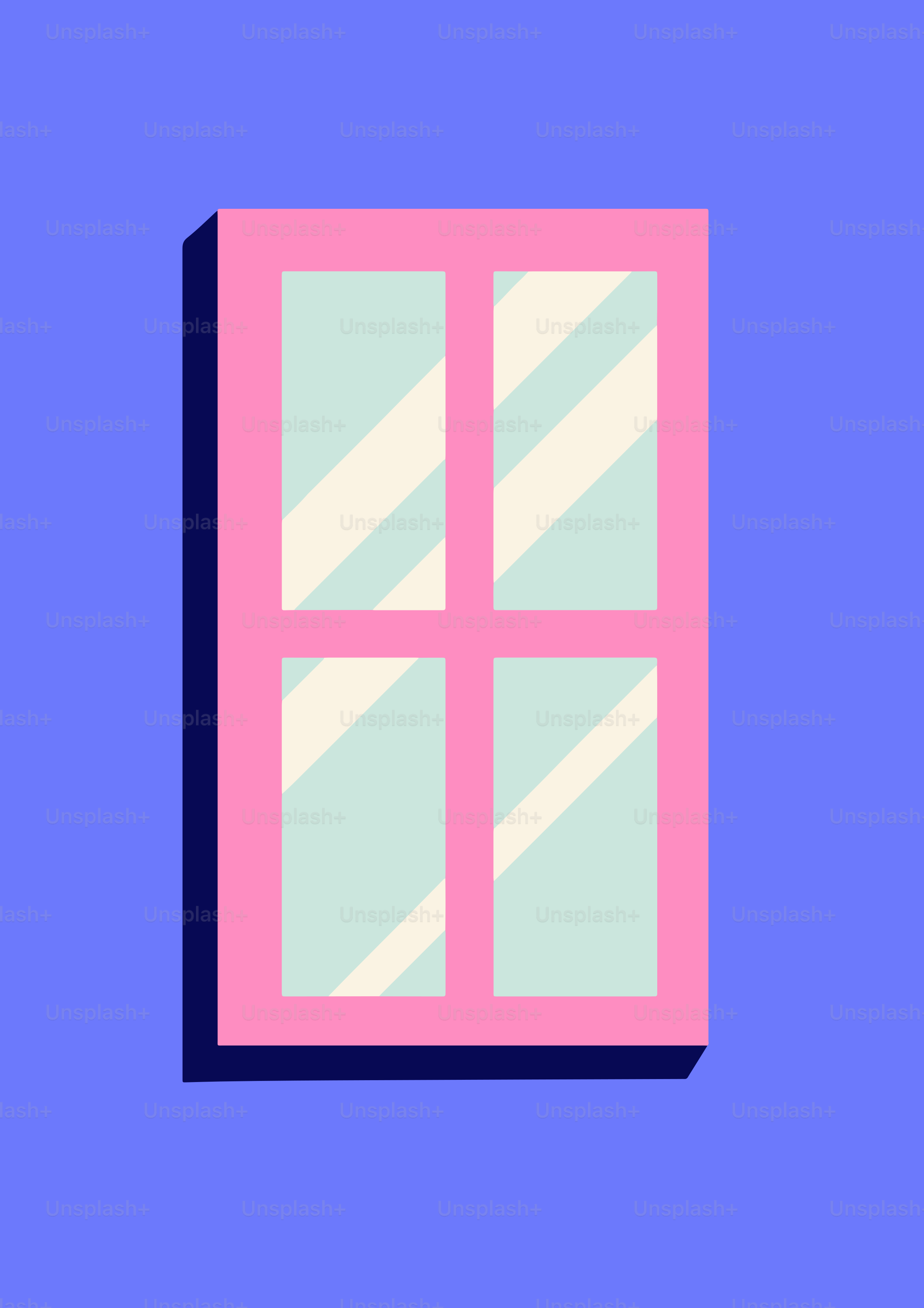 A pink window on a blue background vector – Minimal Image on Unsplash