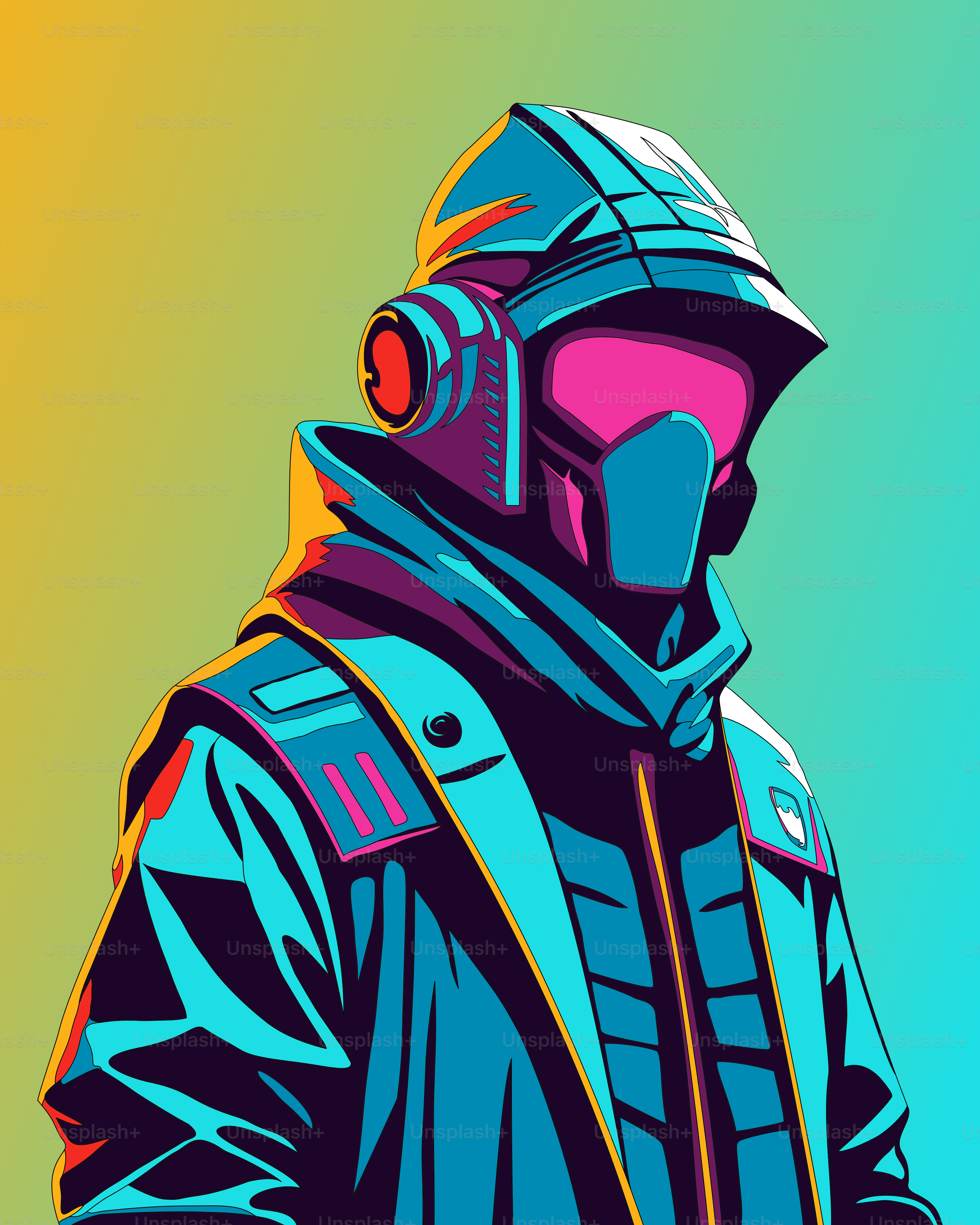 A man wearing a helmet and a jacket