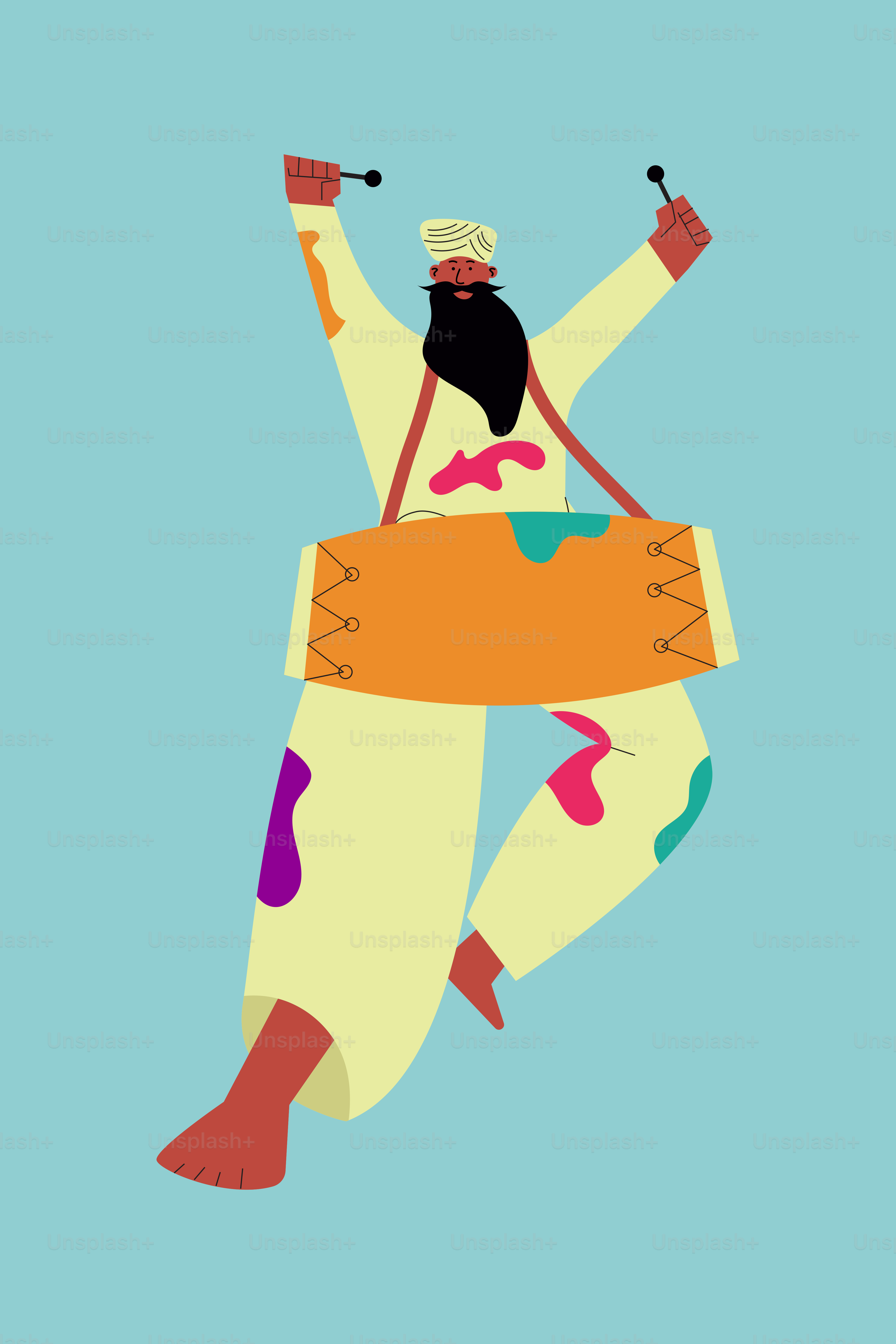 Un homme vole dans les airs sur une planche