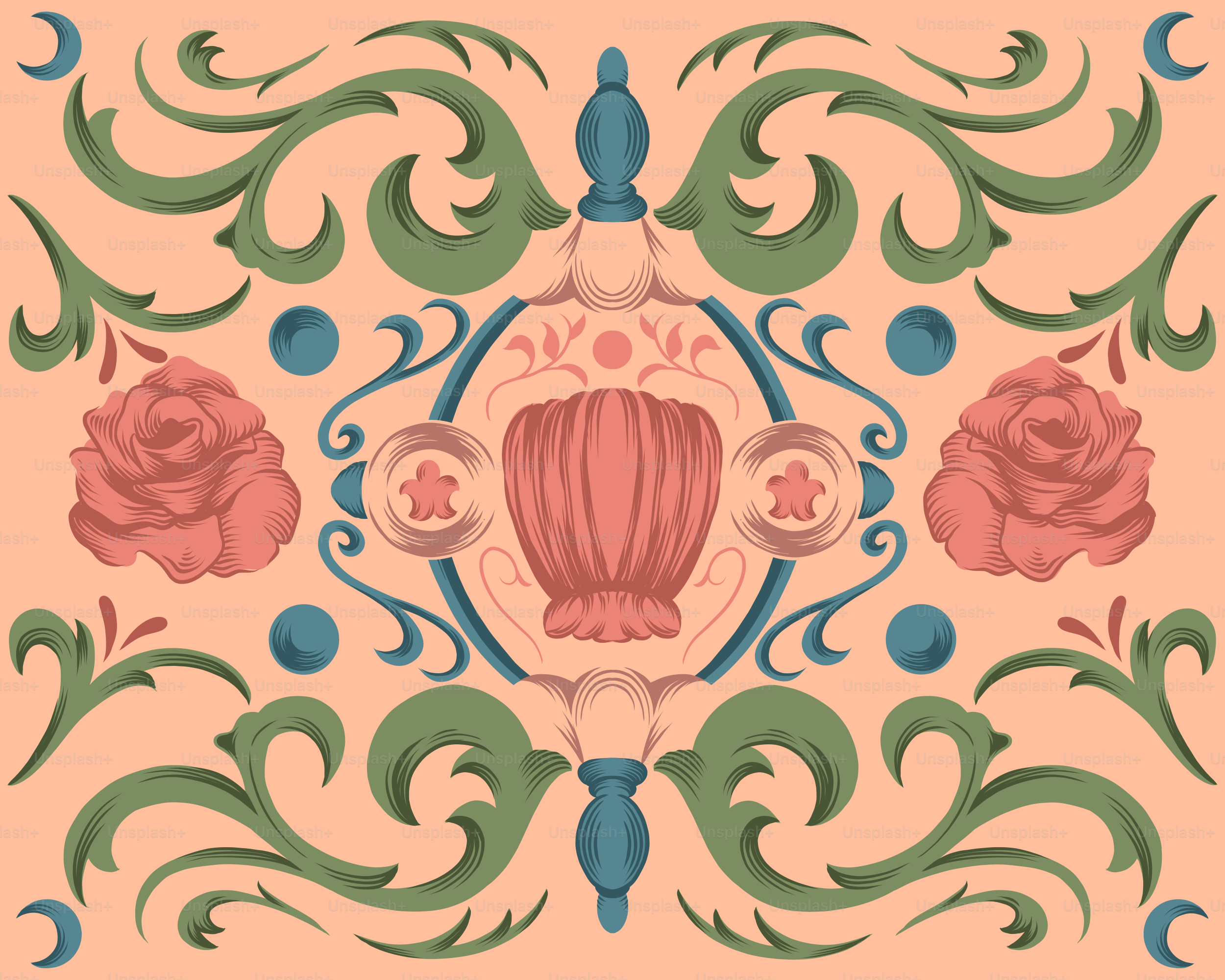 A picture of a tile with roses on it