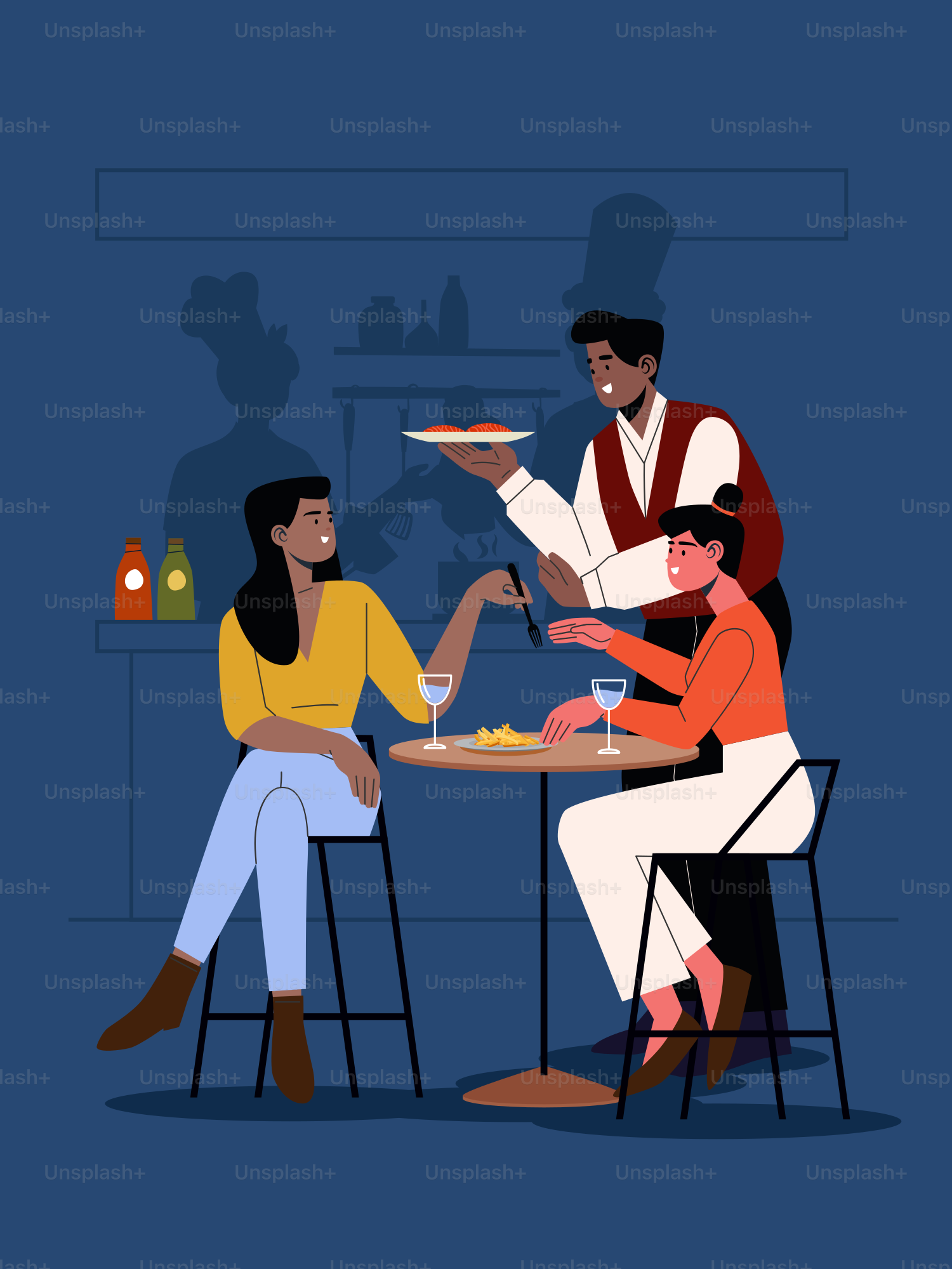 A group of people sitting around a table