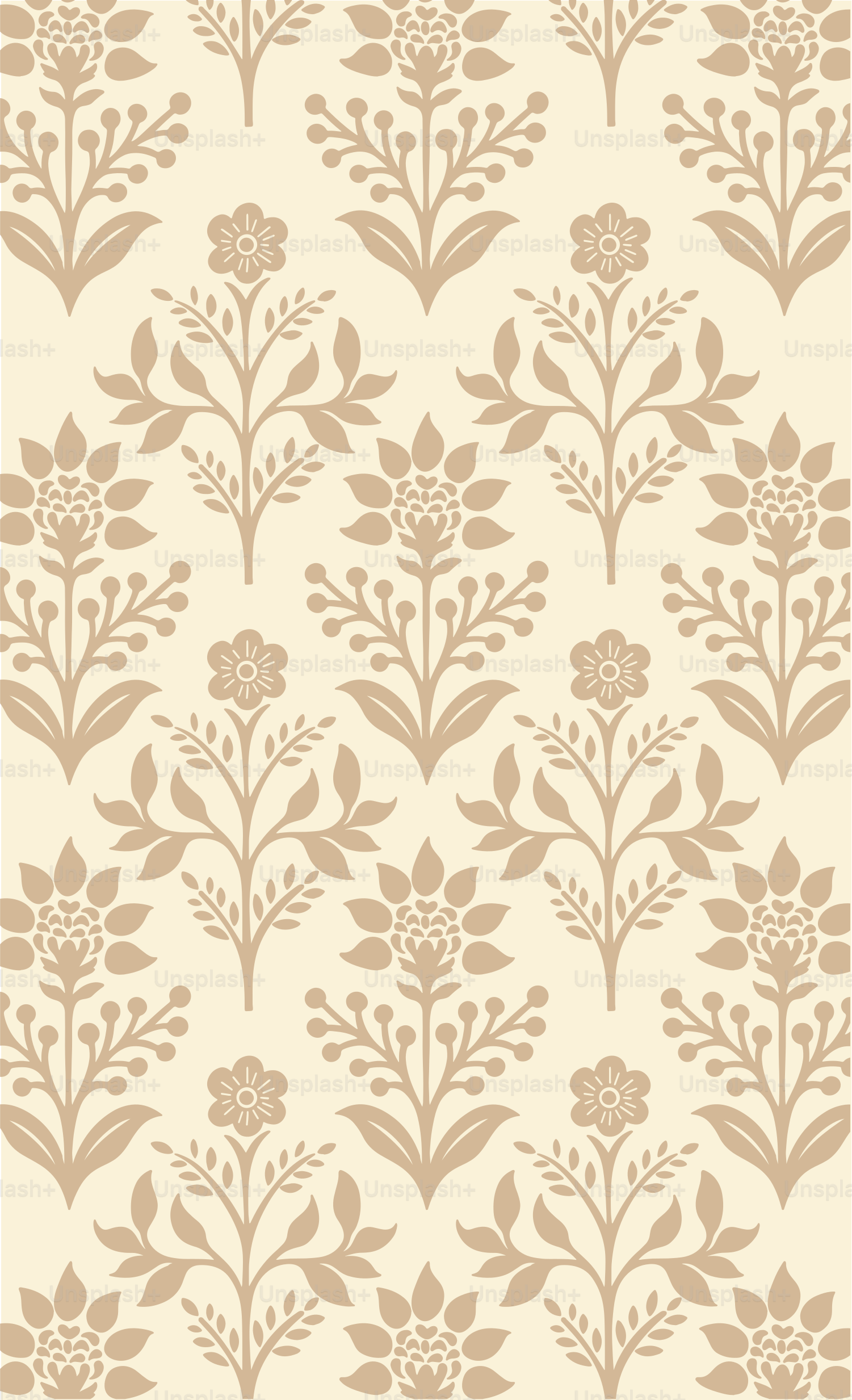 A wallpaper with a flower pattern on it