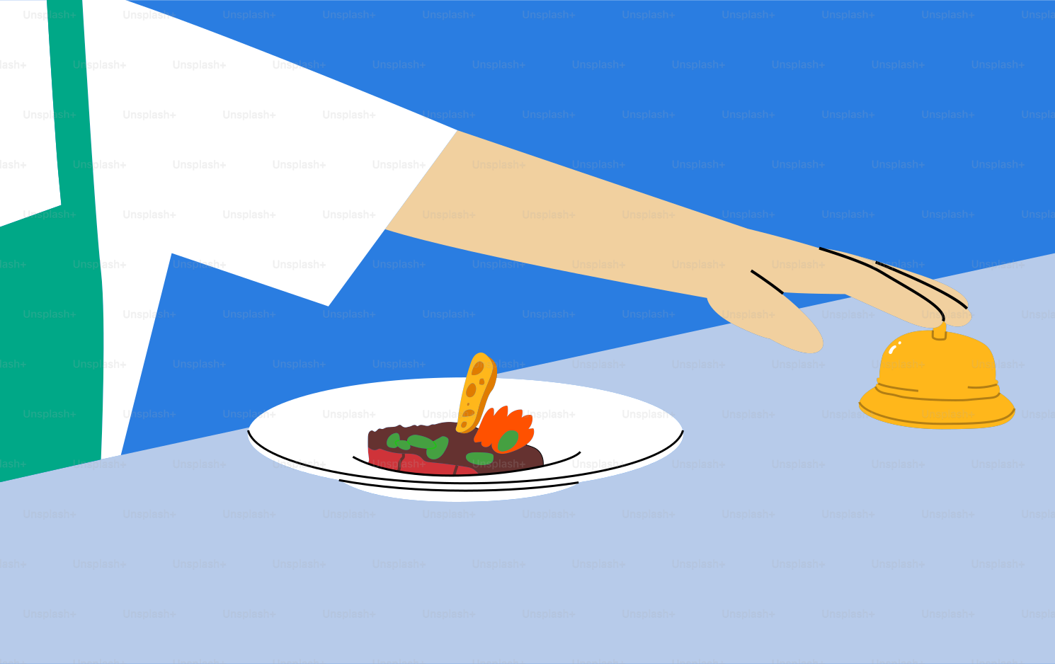 A person putting a piece of cake on a plate