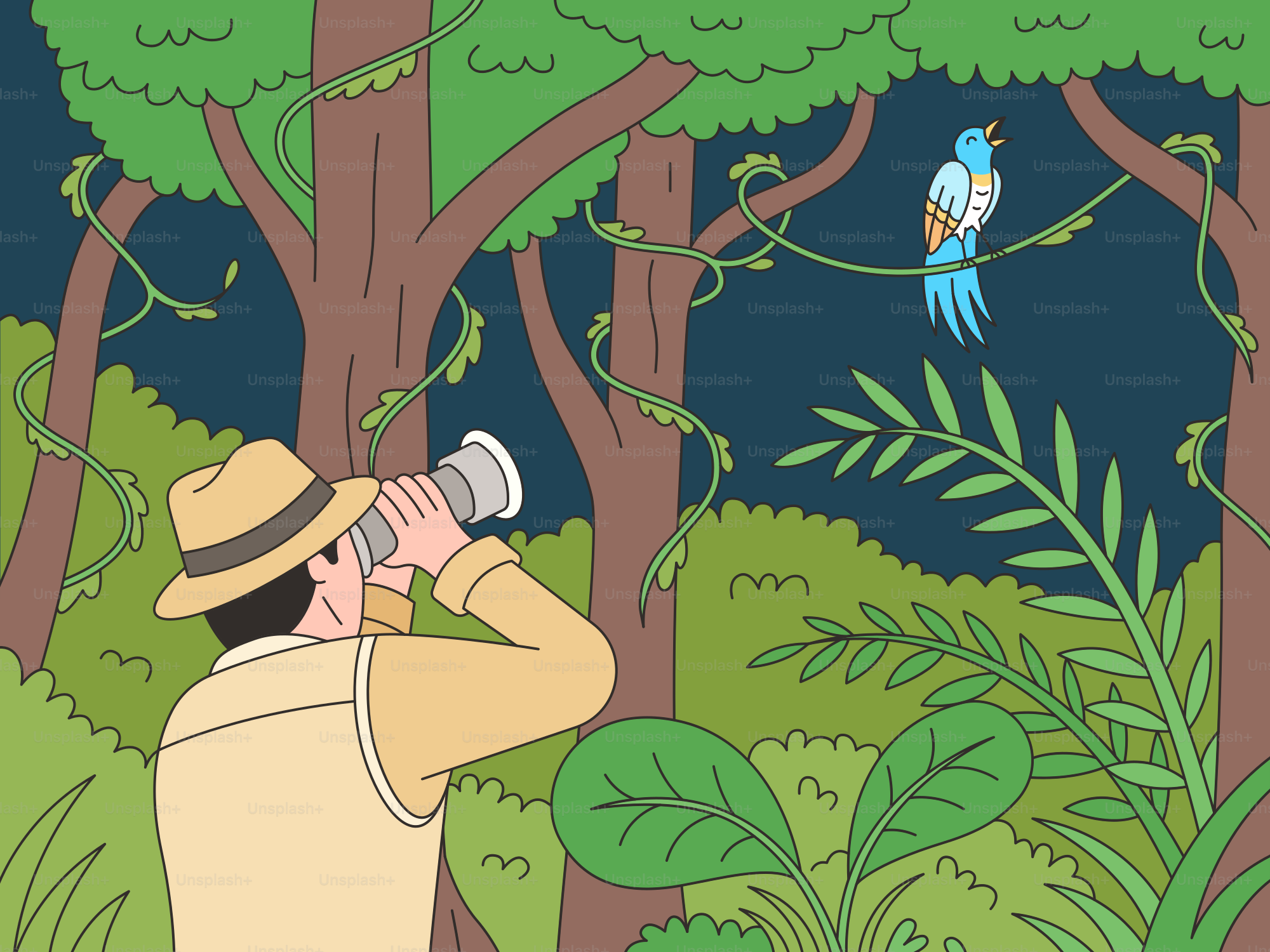 Un homme avec un chapeau regarde à travers un télescope