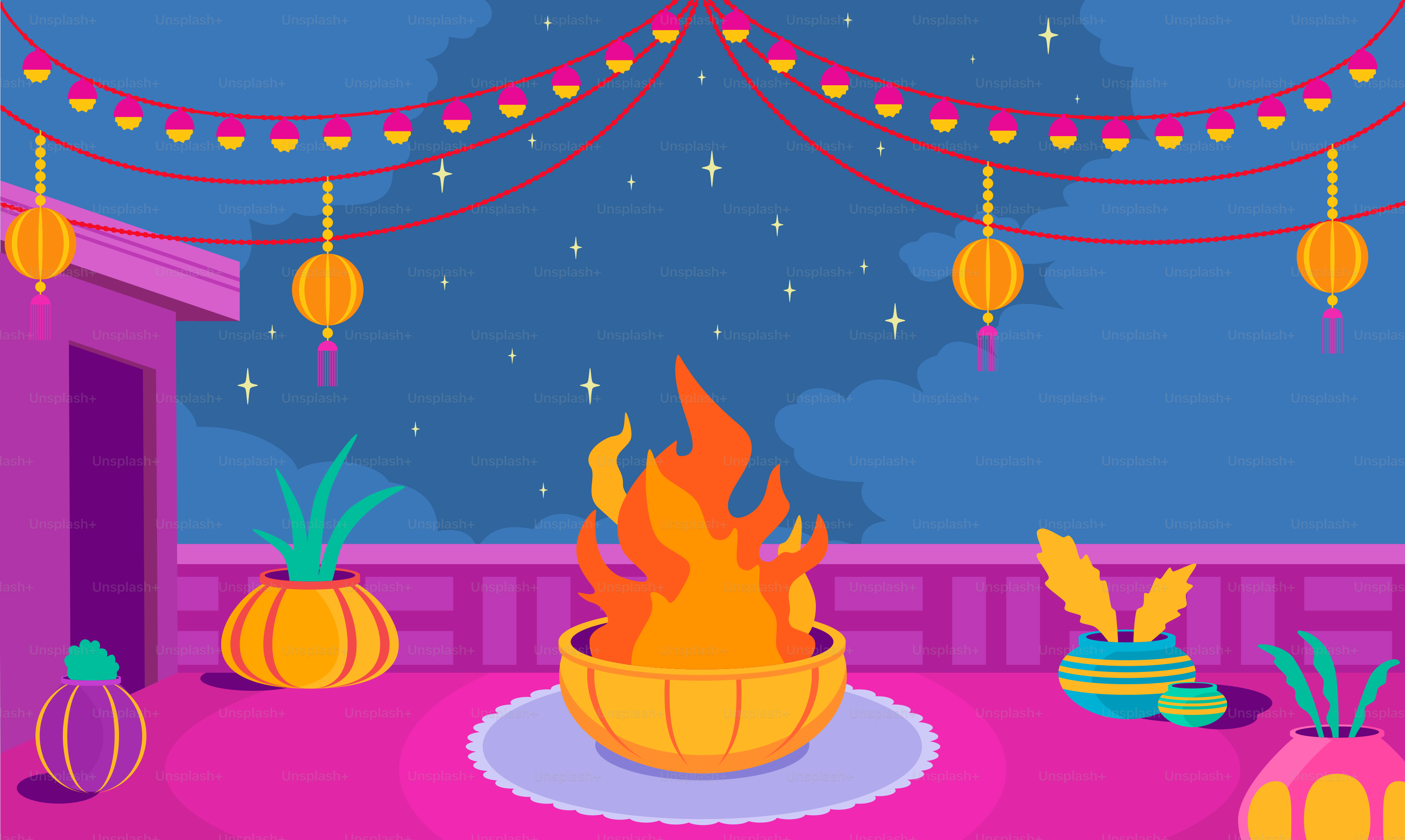 A room with a fireplace and decorations on the wall