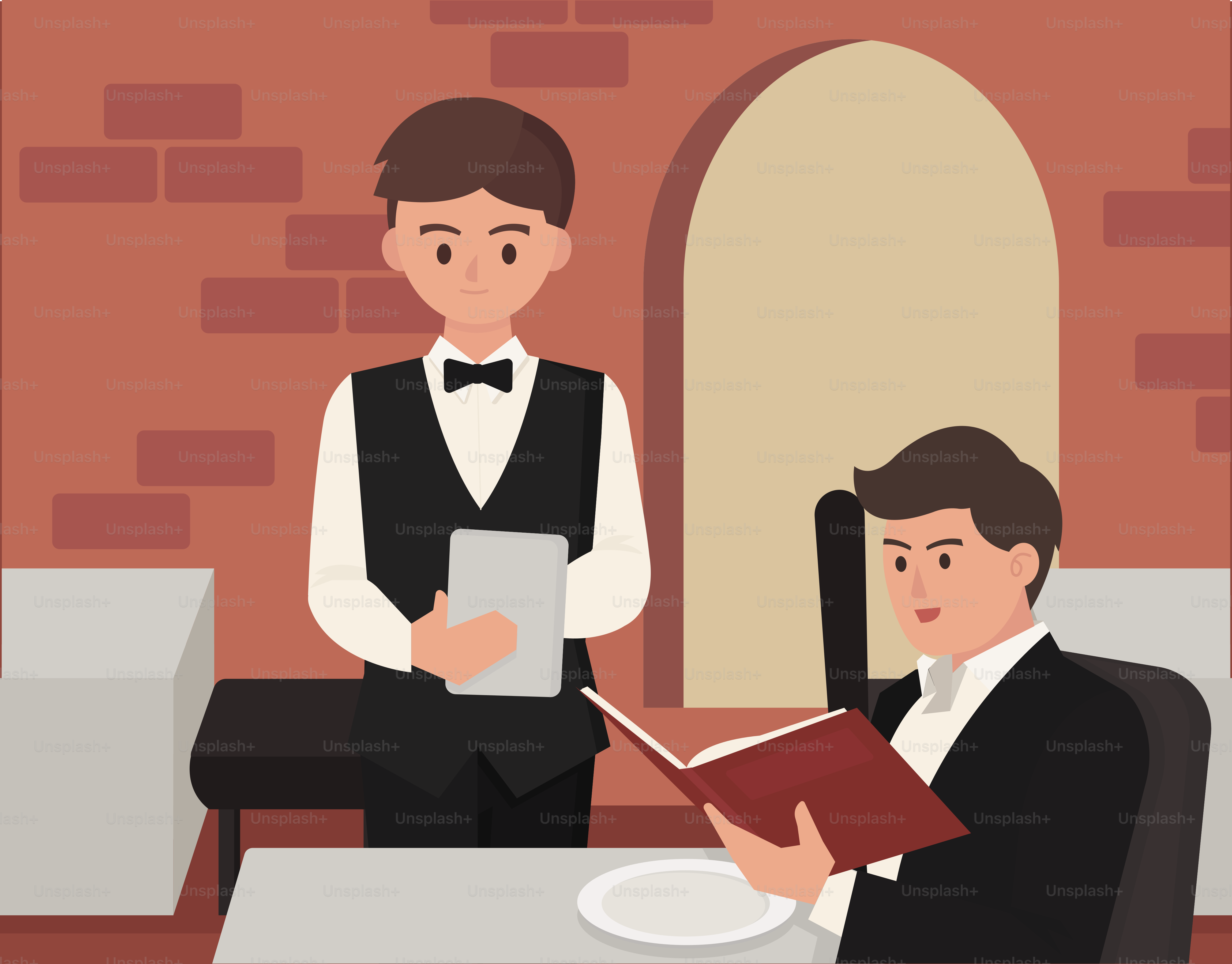 A man sitting at a table with a book in his hand