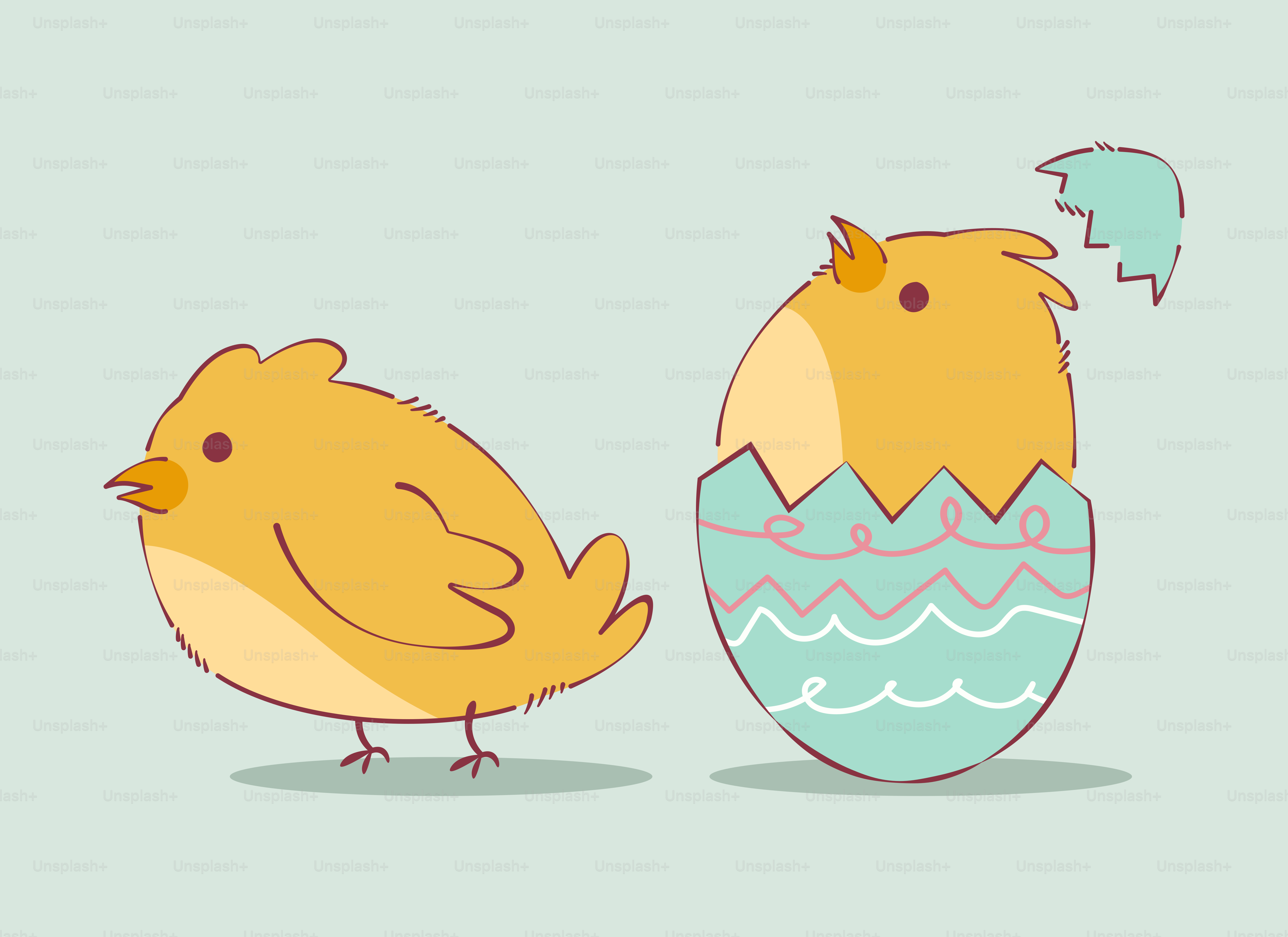 Deux poules debout côte à côte