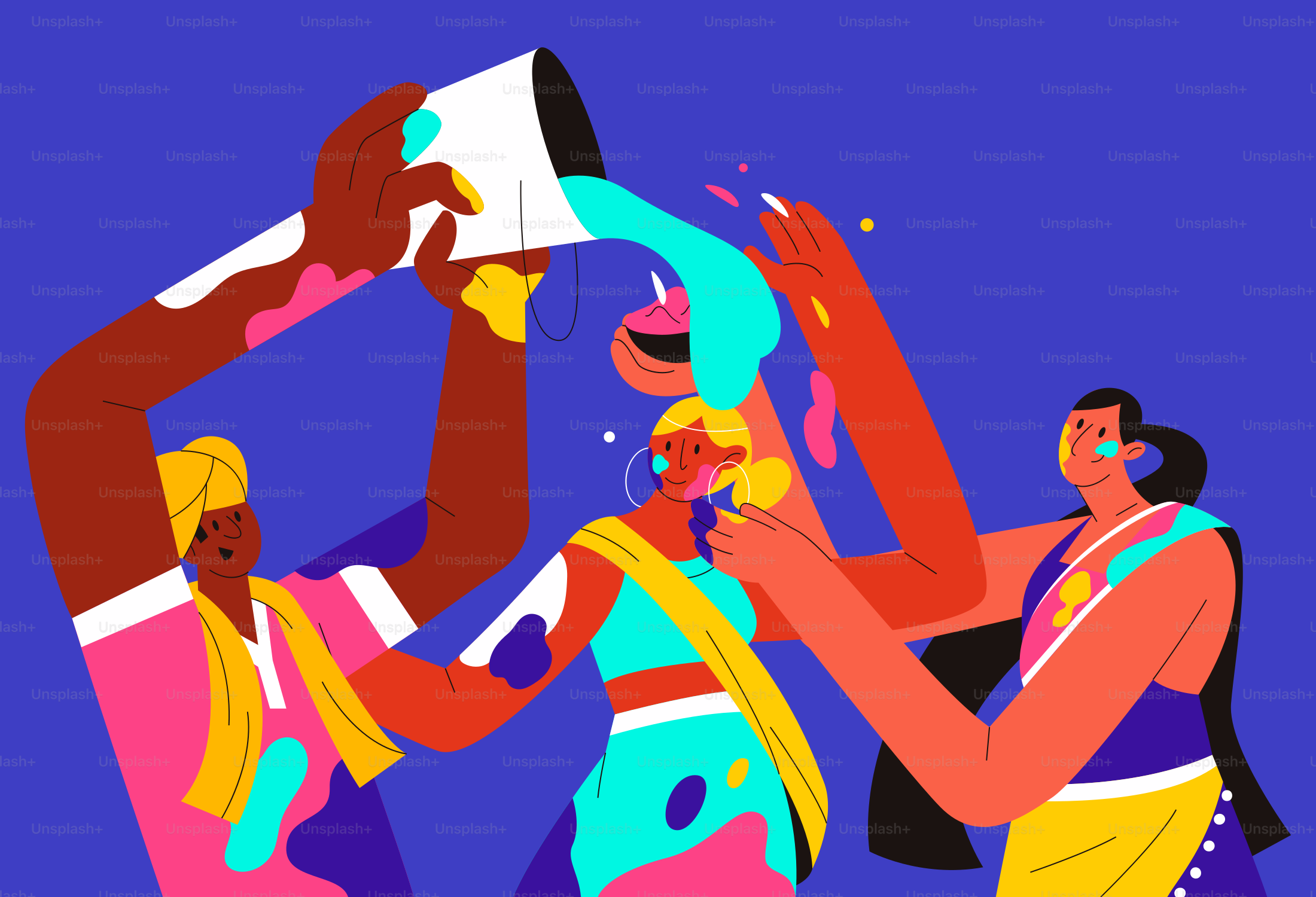 A couple of people standing next to each other