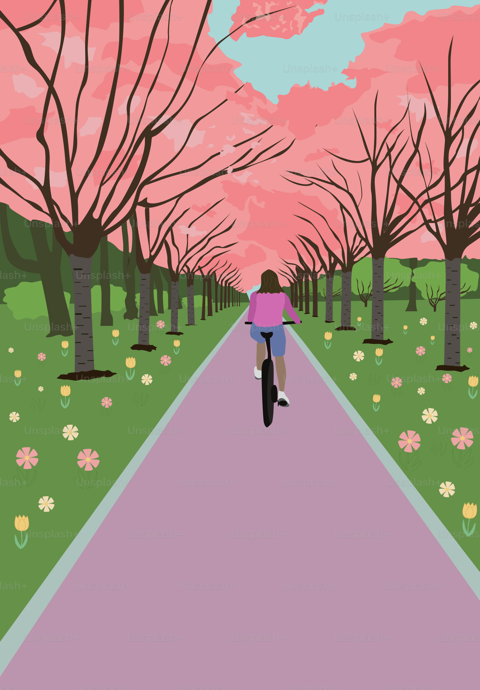 Une personne faisant du vélo sur une route