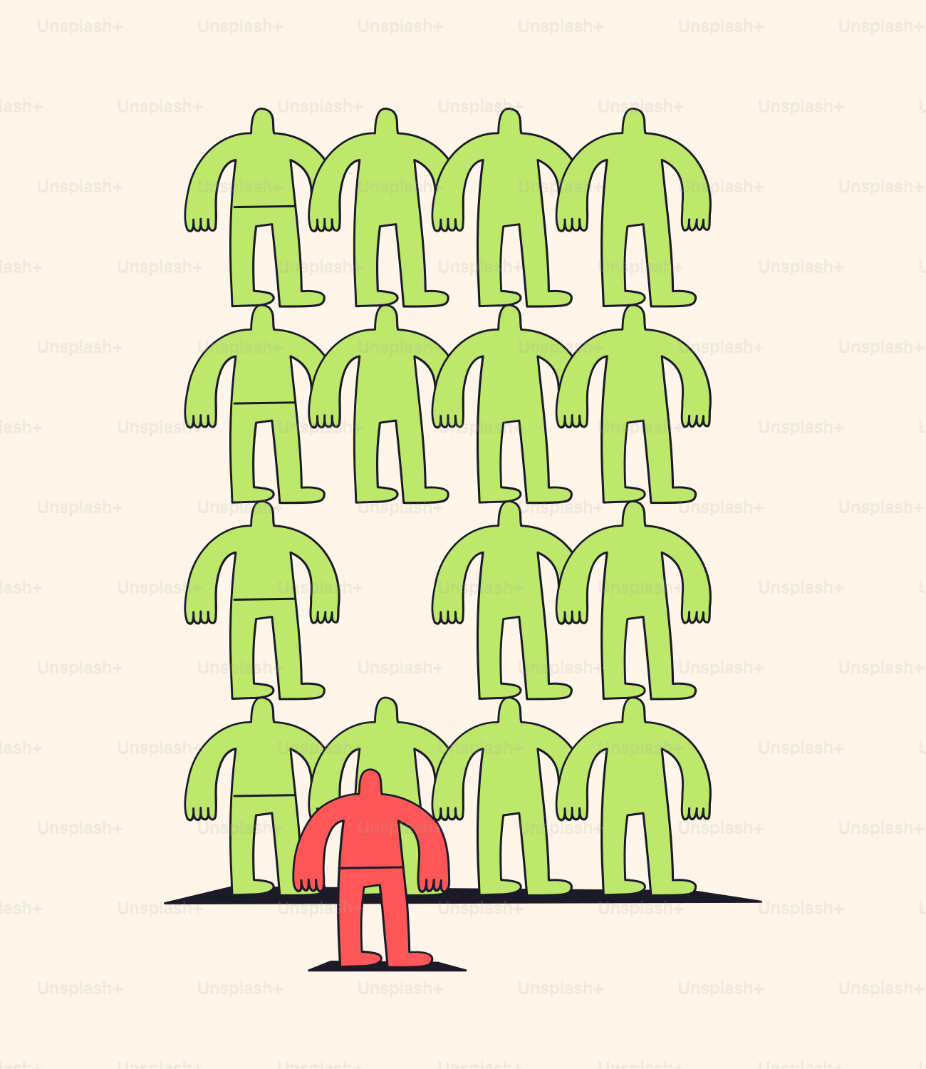 A man standing in front of a large group of people