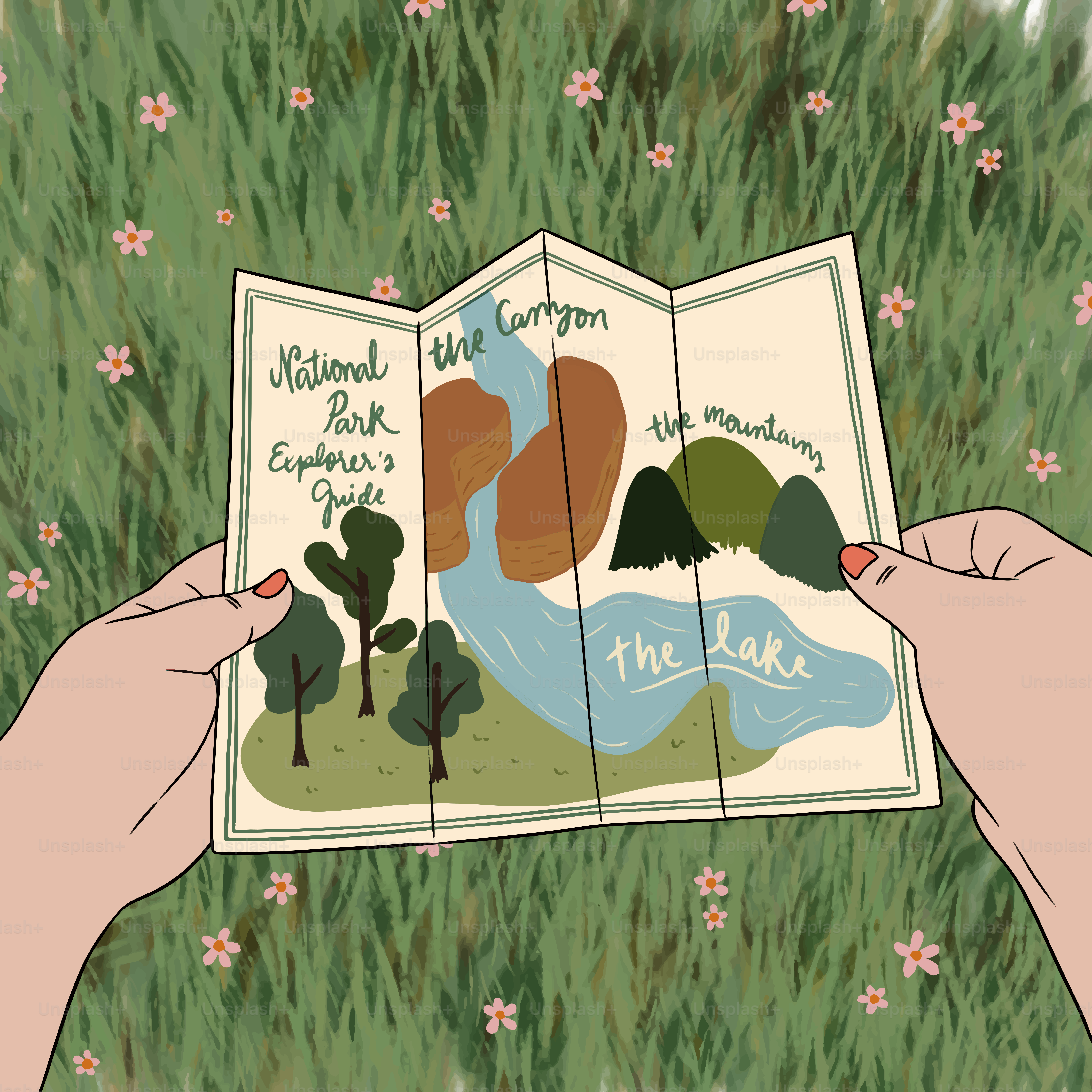 A person holding a book in their hands