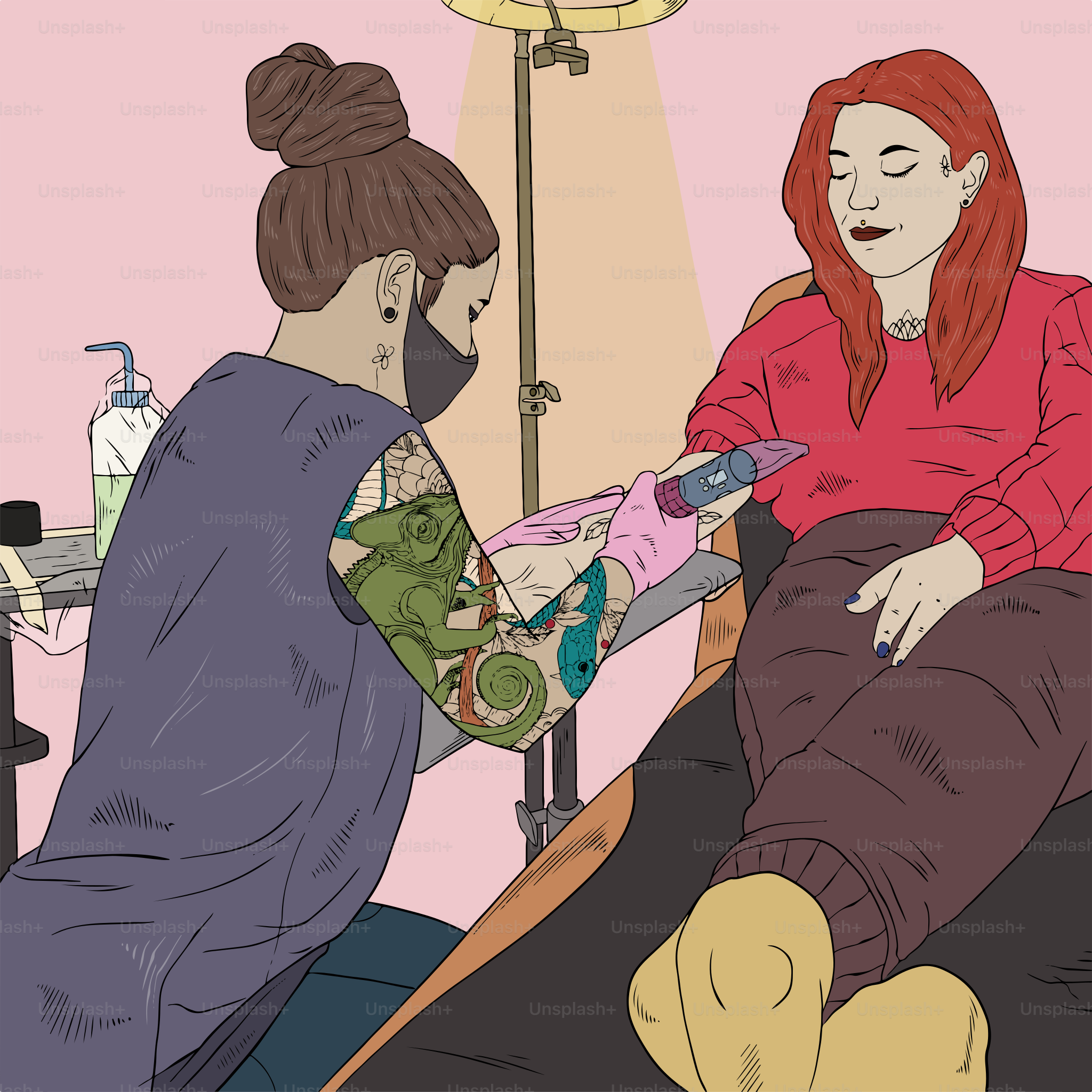 A woman sitting next to a man in a chair