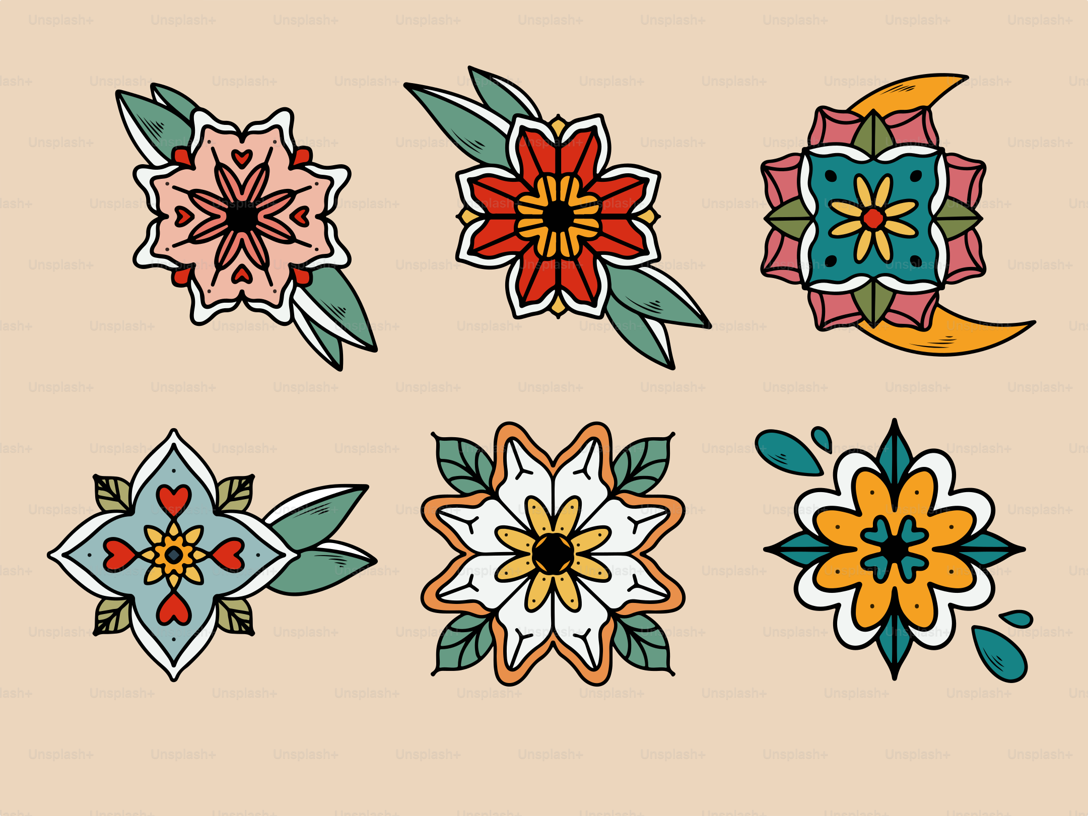 A picture of a bunch of different flowers