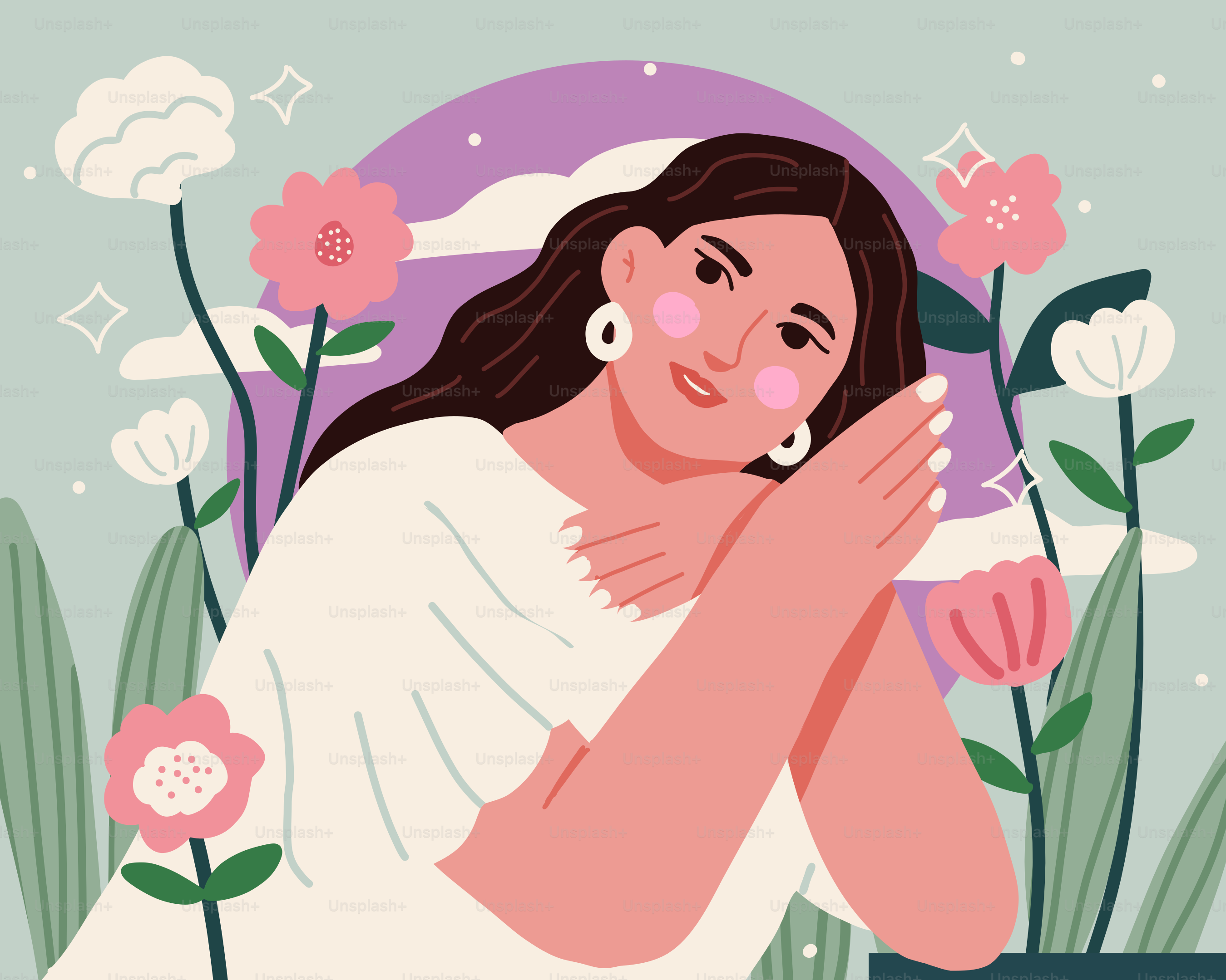 A woman sitting in a chair with her hand on her face