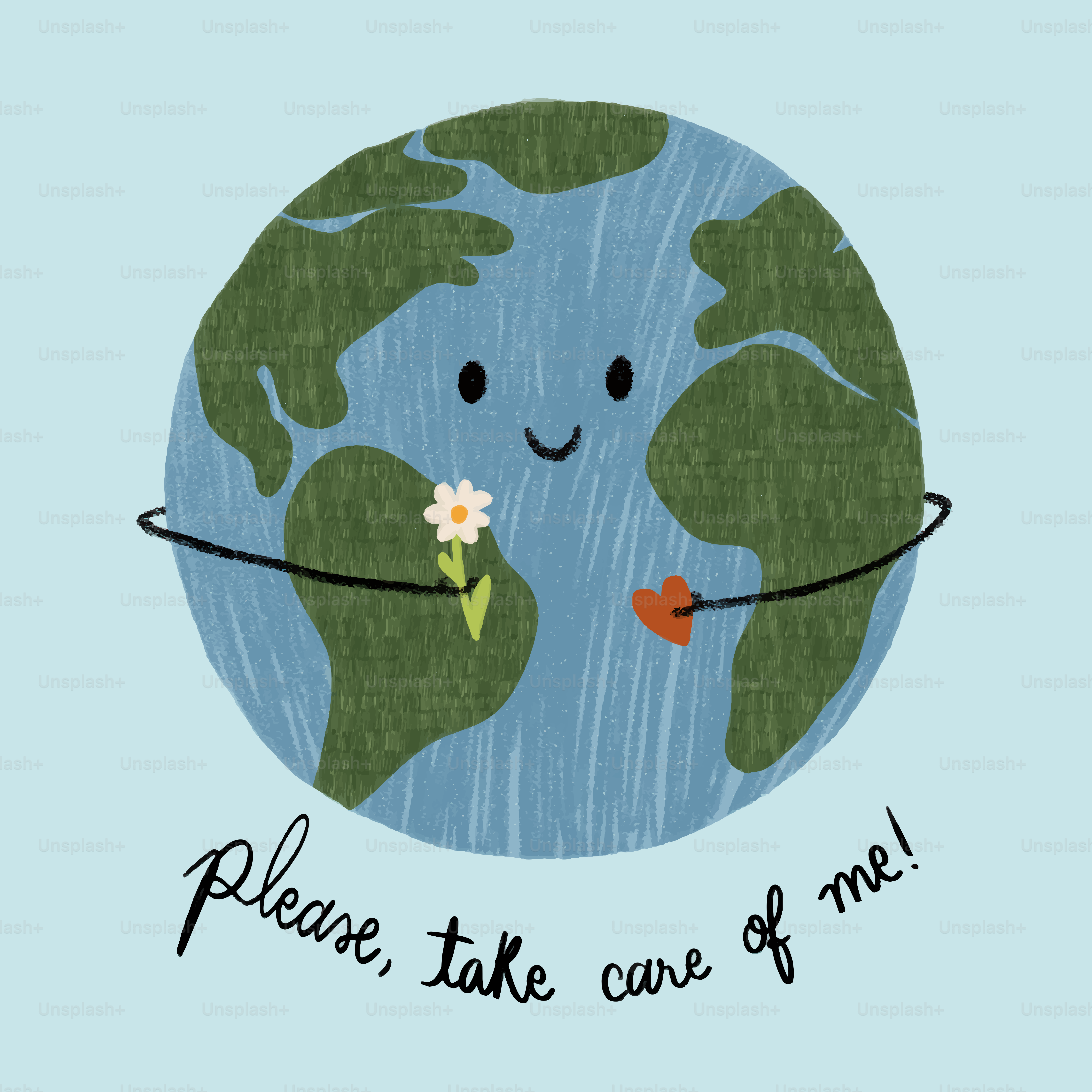 The earth is asking for our care.
