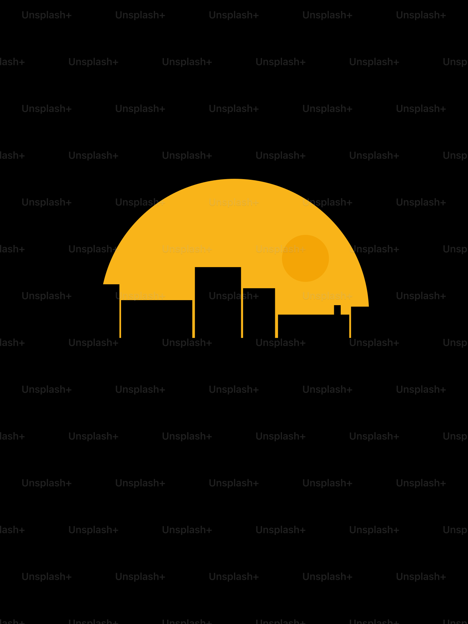 街のスカイラインが輝く太陽を背景にシルエットのように浮かび上がっていた。