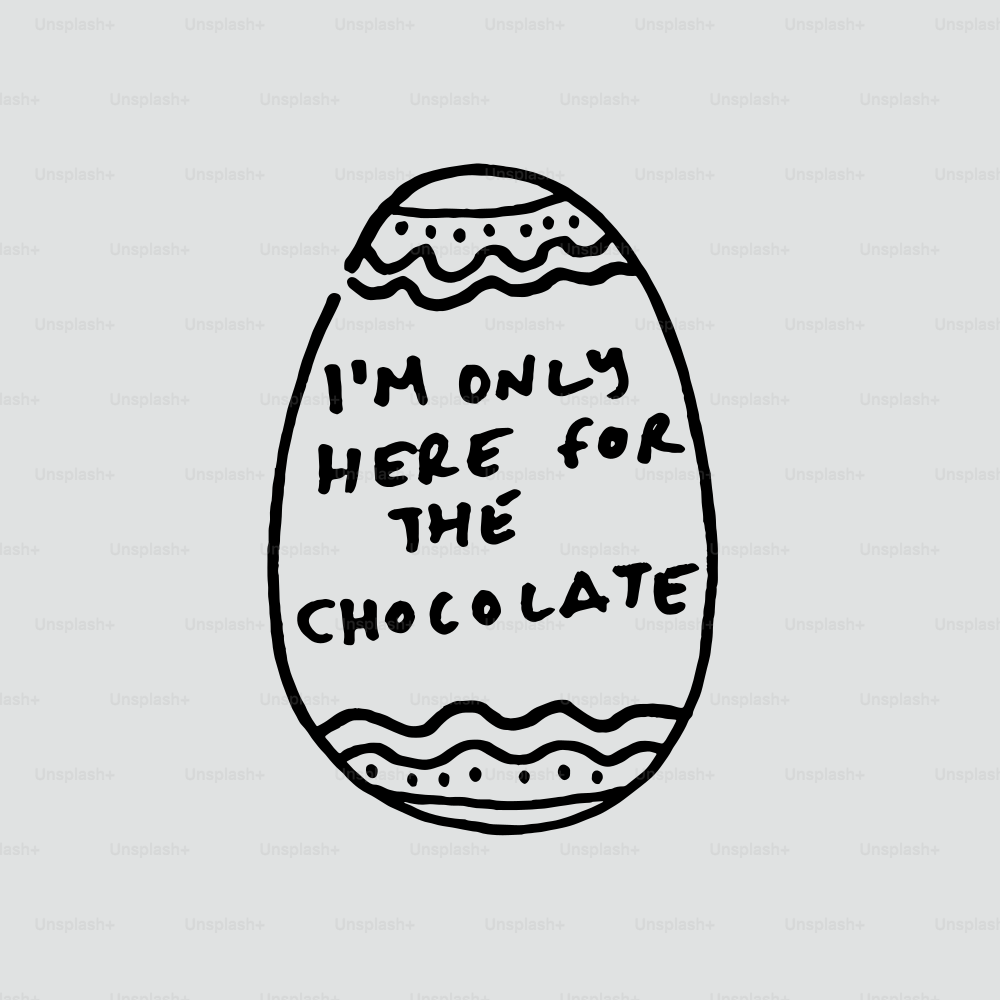 Easter egg wants chocolate!