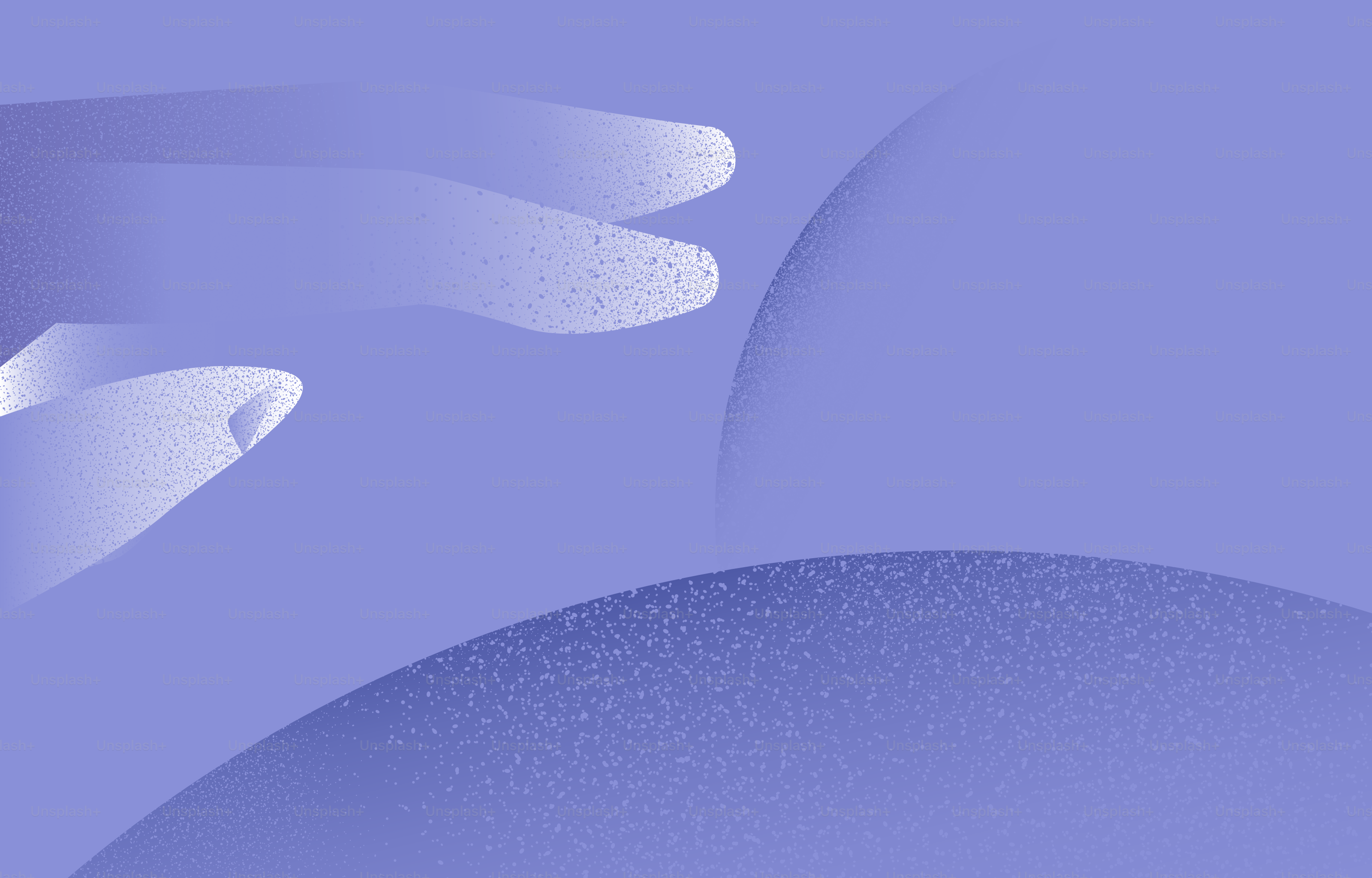 Abstract design with flowing, light-blue shapes.