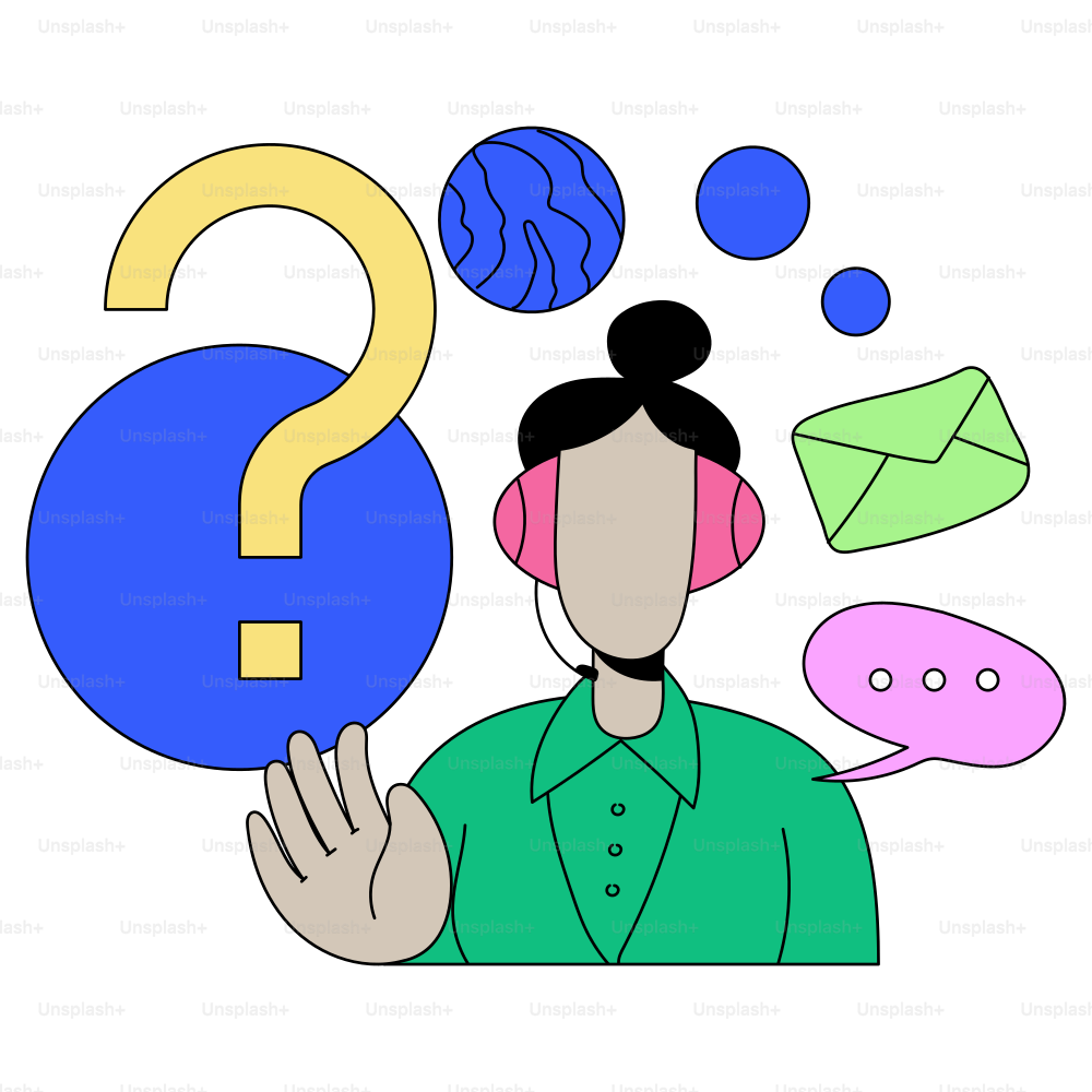 Représentant du service client répondant aux questions.