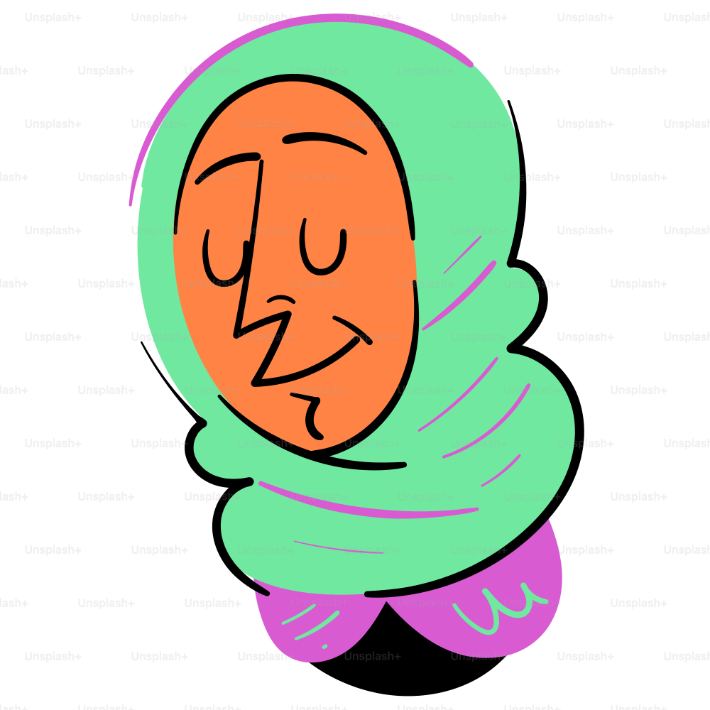 A smiling person wearing a green scarf.