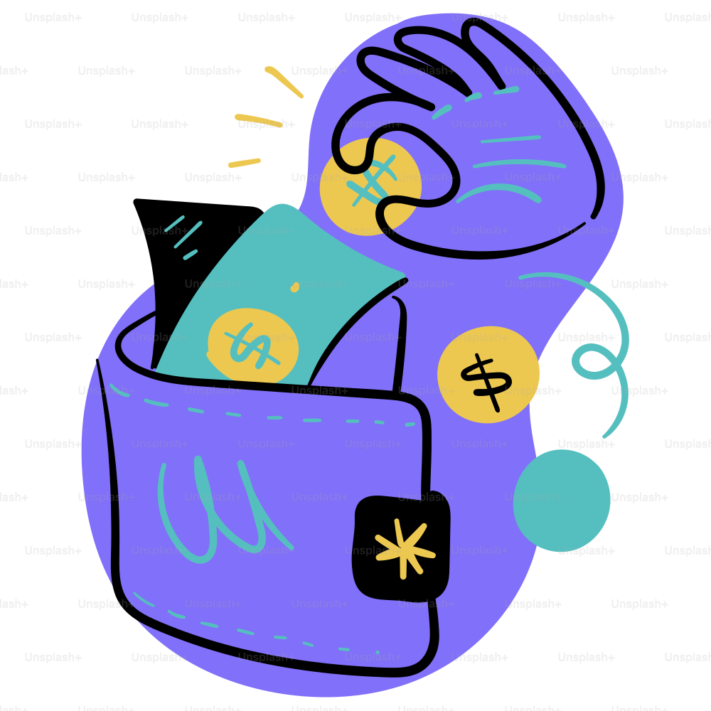 Money is being removed from a wallet.