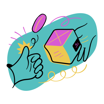 Package delivery: good service, happy customer.