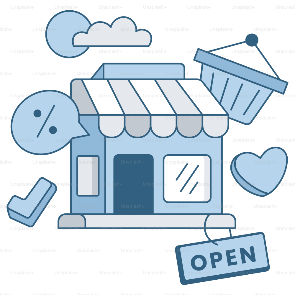 オンラインショップまたは割引や機能を備えたストア。