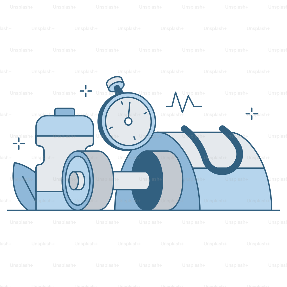 Workout equipment for fitness and health.