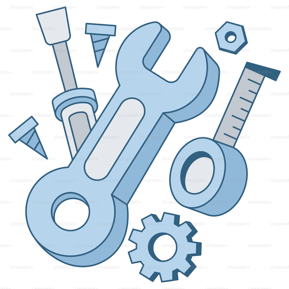 Strumenti e ferramenta sono raffigurati in questa immagine.