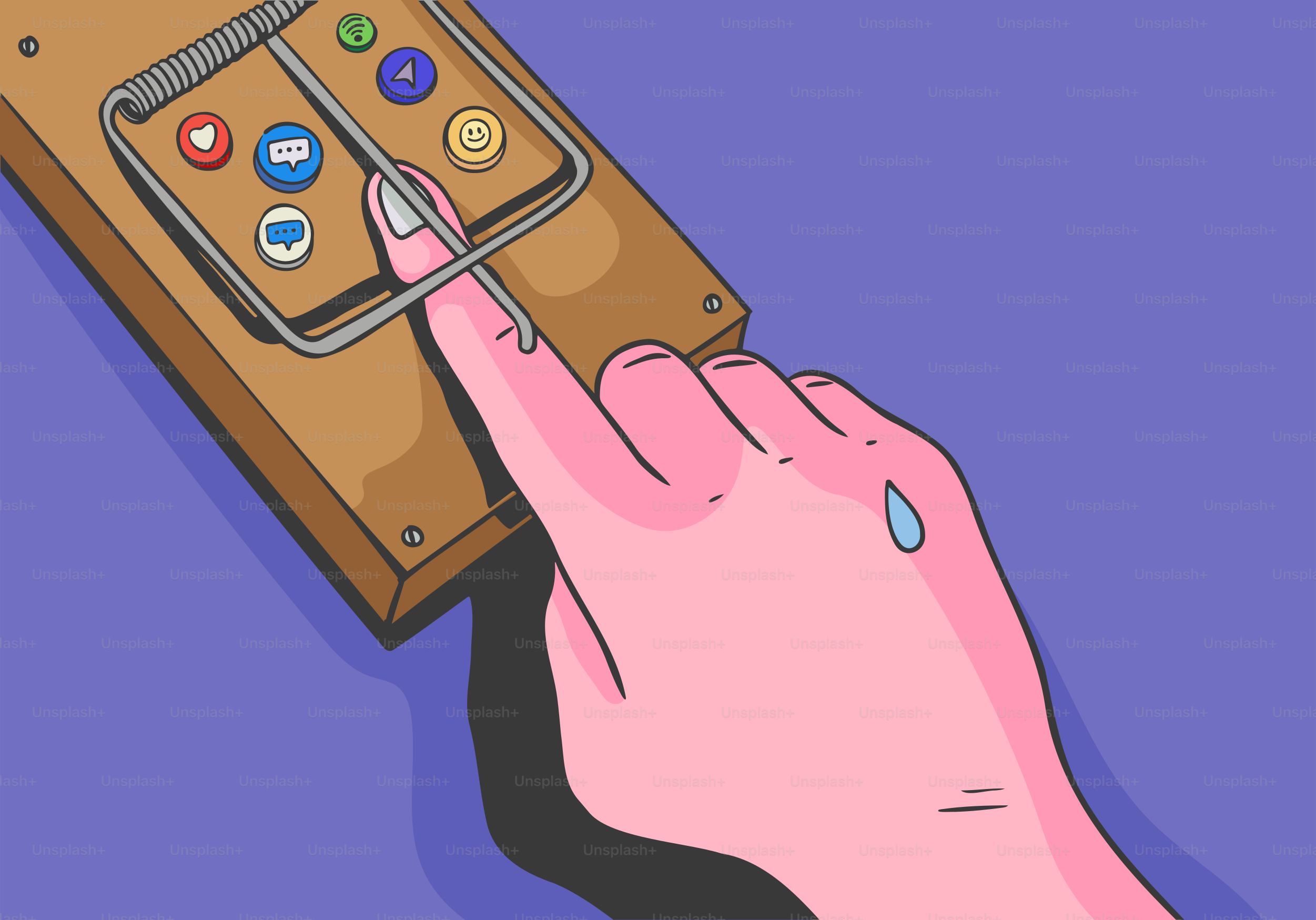 As redes sociais são uma armadilha.