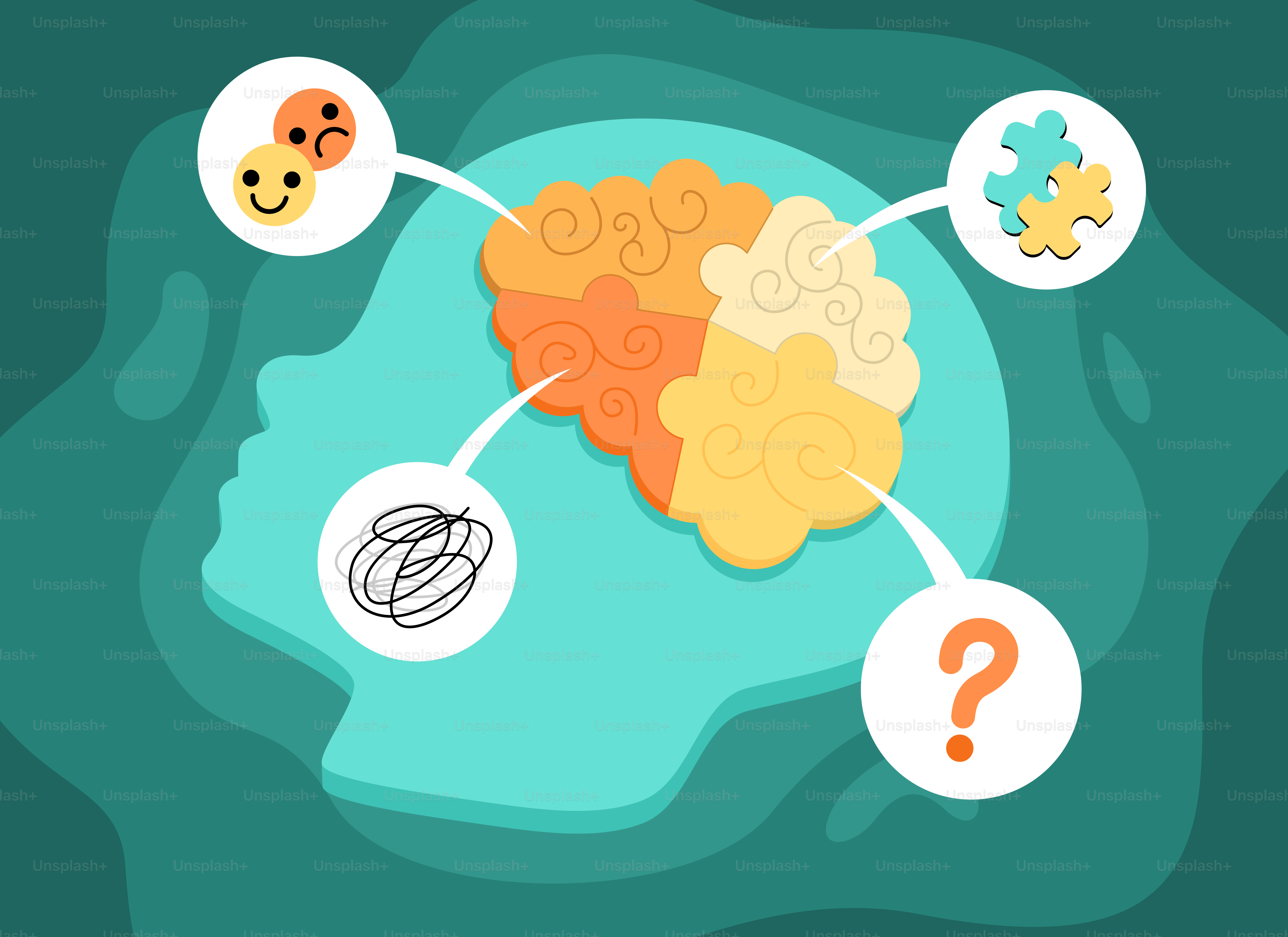 Brain function and mental health are interconnected.