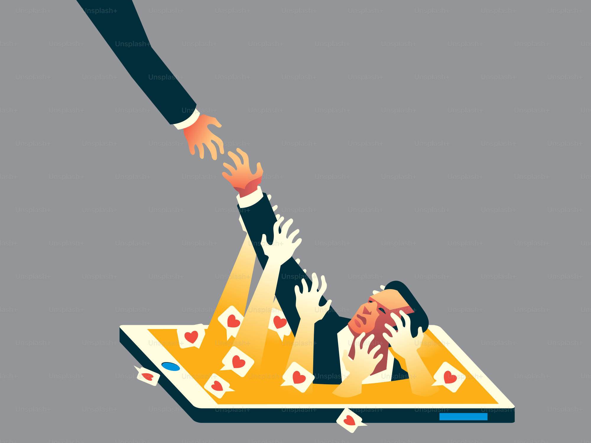 Social media's clutches are hard to escape.