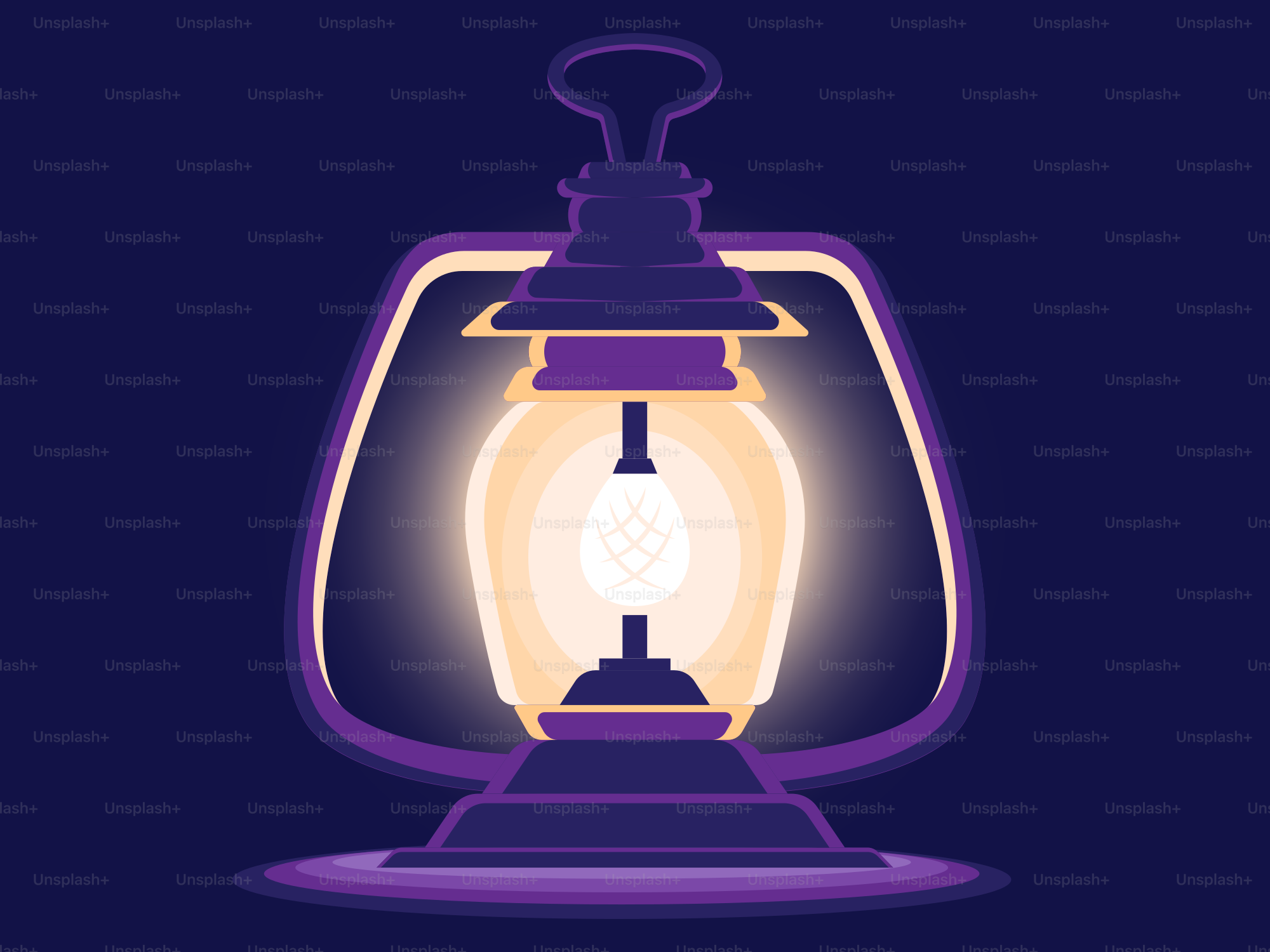 Uma lanterna brilha intensamente na escuridão. vetor – Imagem sobre Papel  de parede na Unsplash, image size:3000x2250