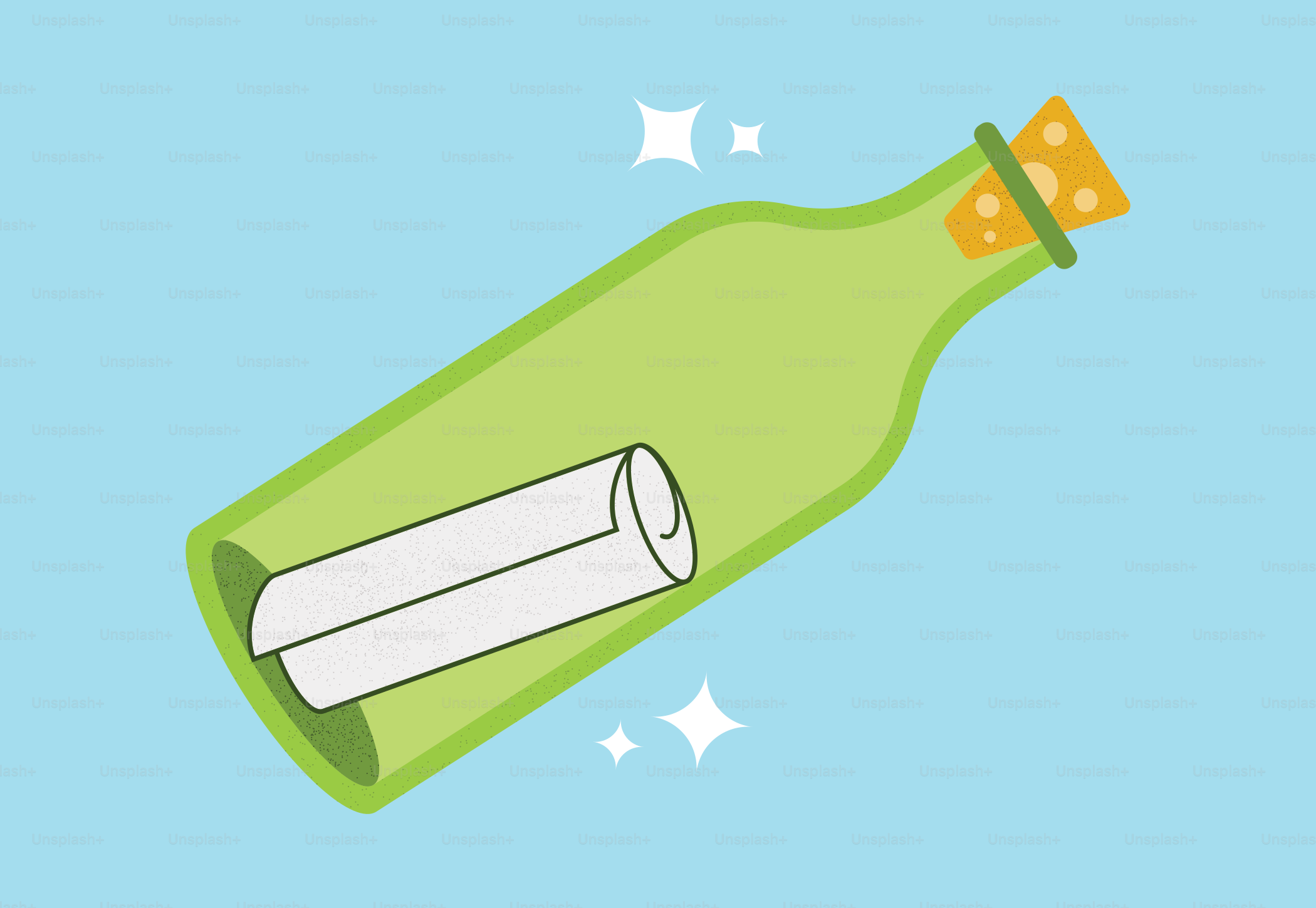 A message in a bottle, delivered.