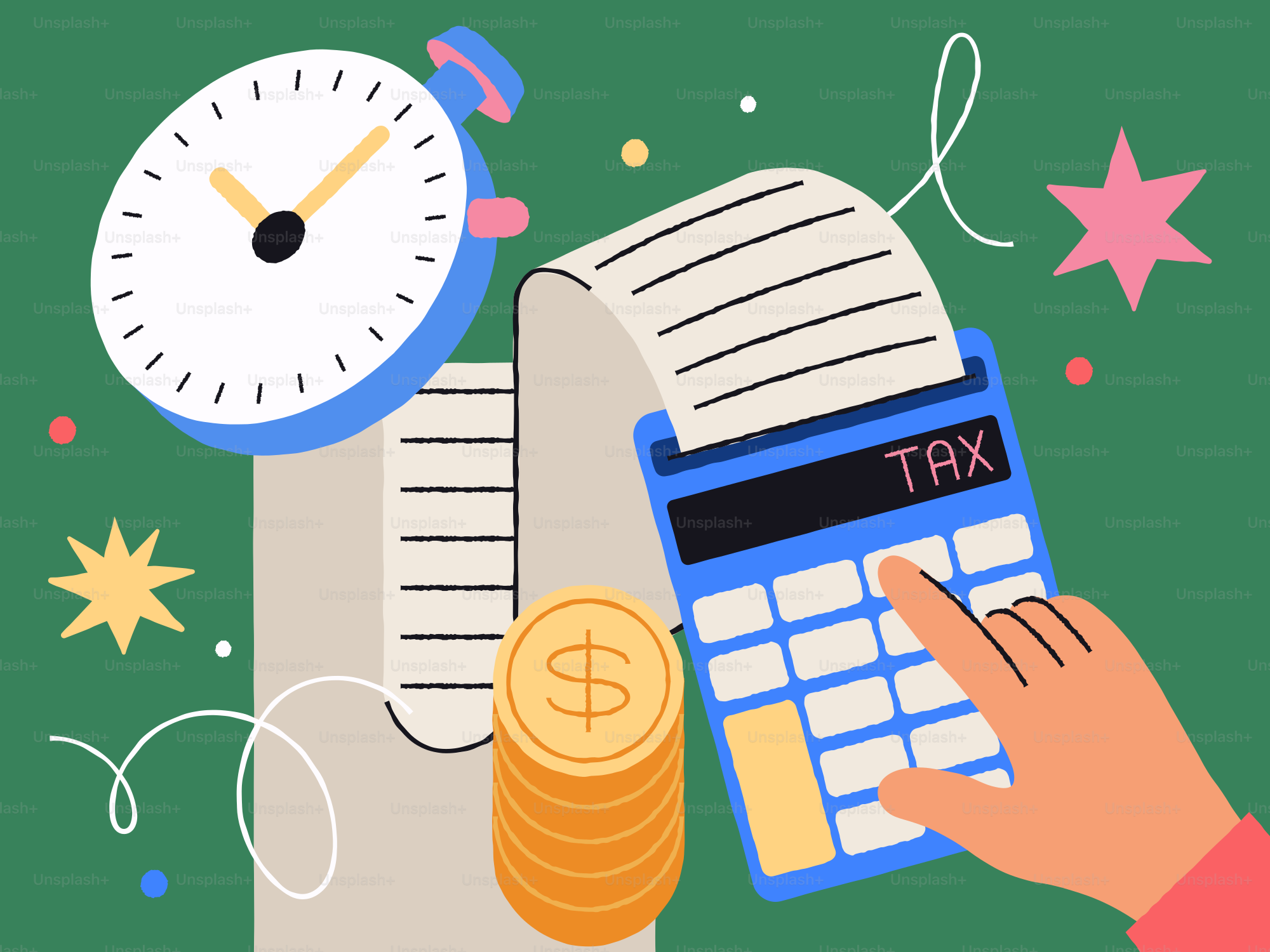 Tax time and financial planning.