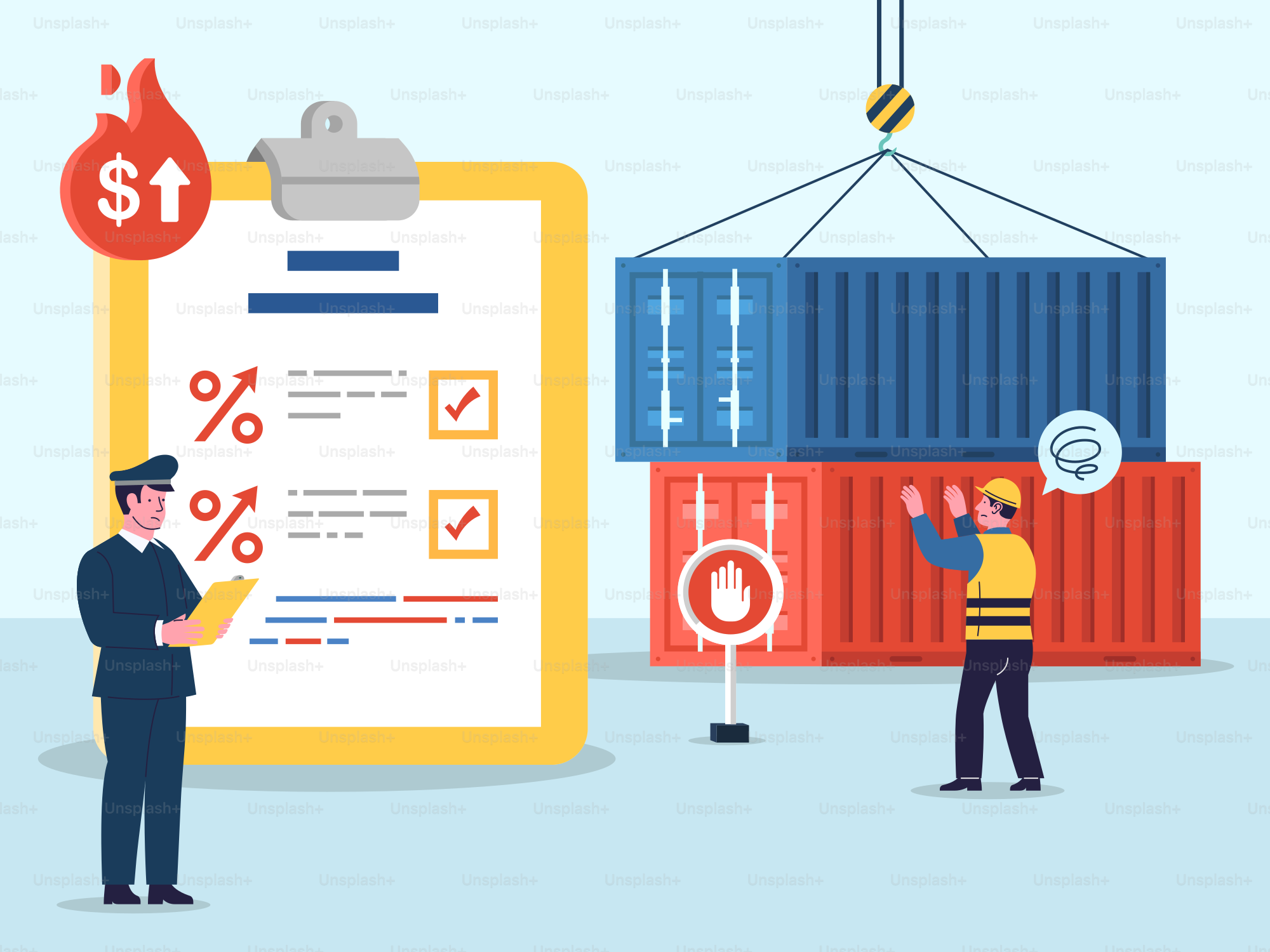Shipping costs are rising with cargo containers.