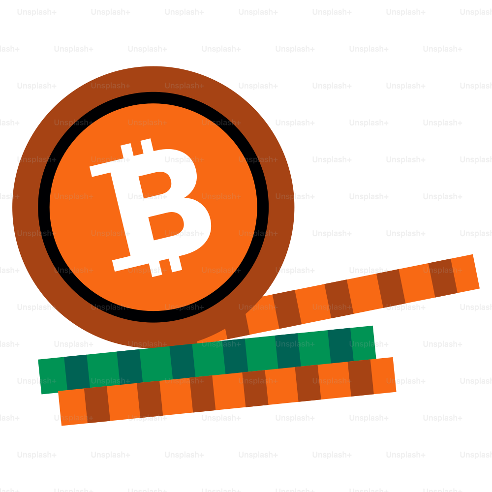 비트코인 코인이 블록 위를 굴러가고 있습니다. 벡터 – Unsplash의 기술 이미지