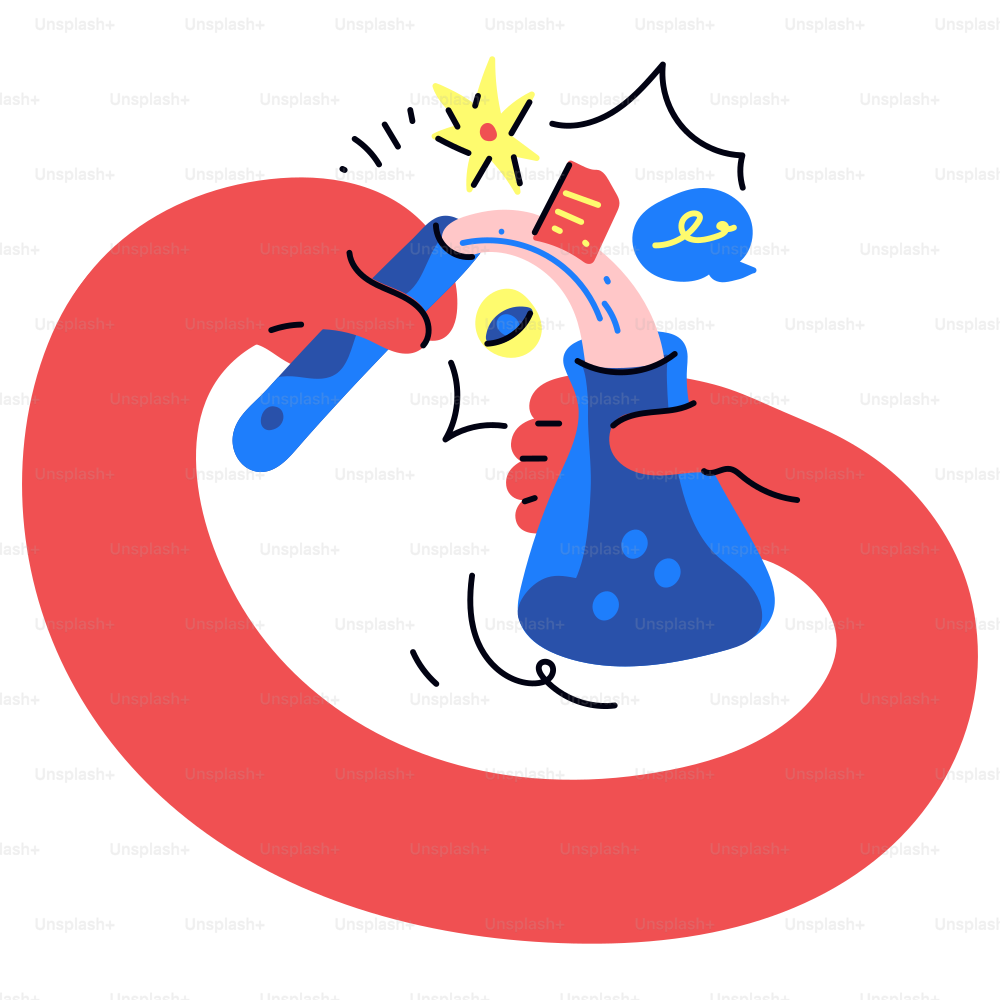 A scientist conducts an experiment in a lab.