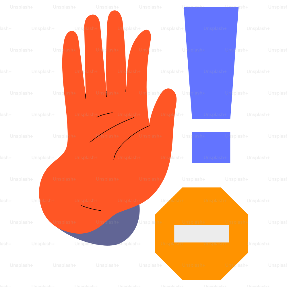 Stop! warning! do not enter!