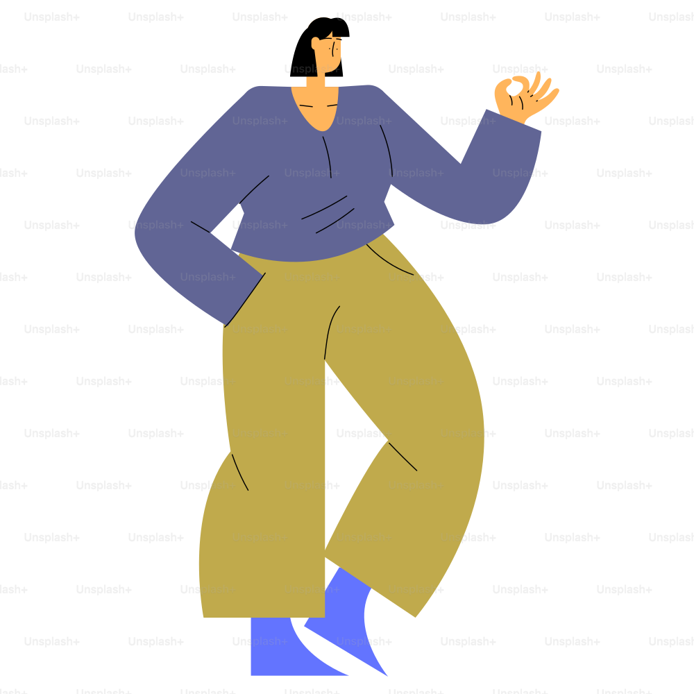 Una persona hace el gesto de aceptar con la mano.